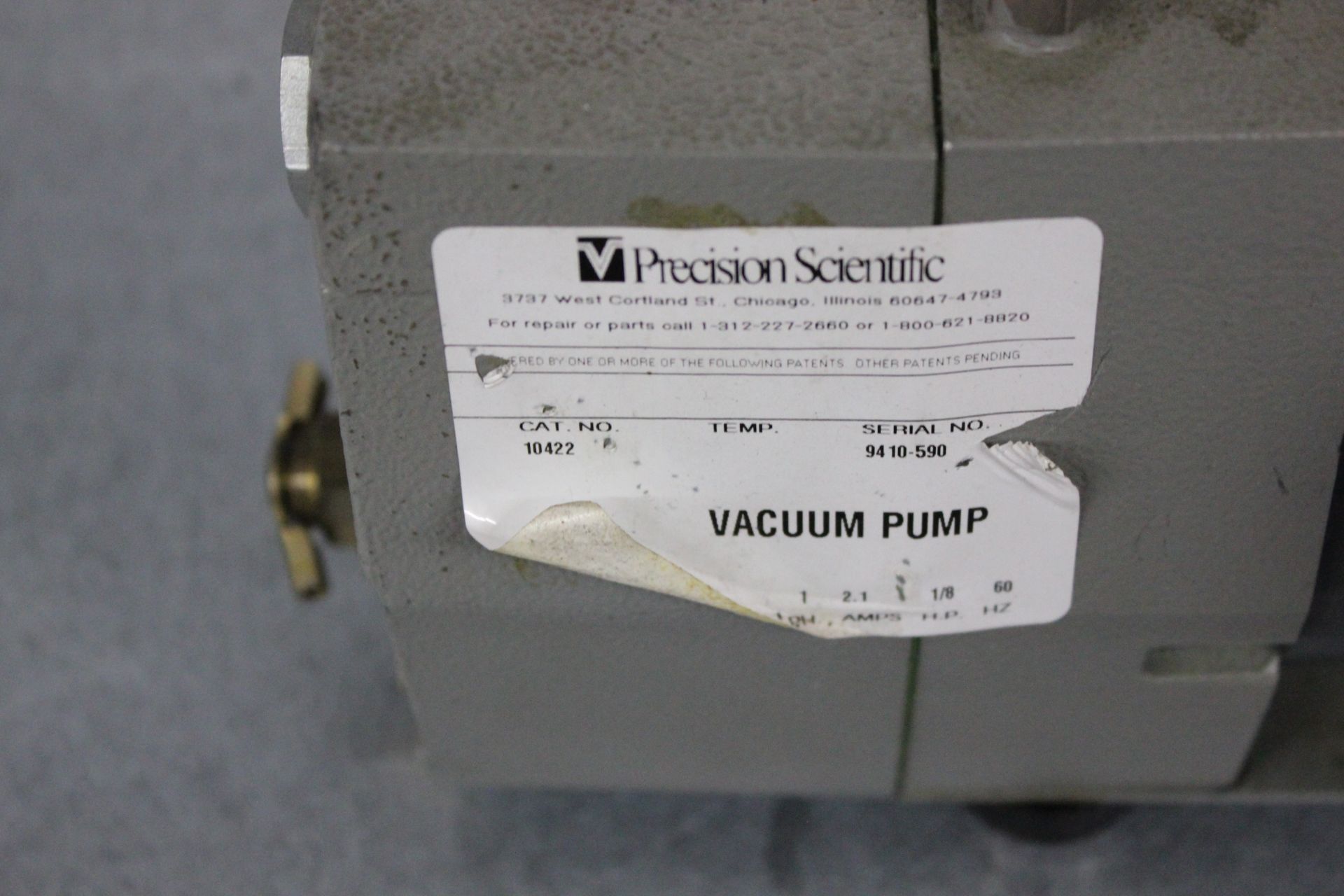 PRECISION SCIENTIFIC VACUUM PUMP - Image 2 of 5