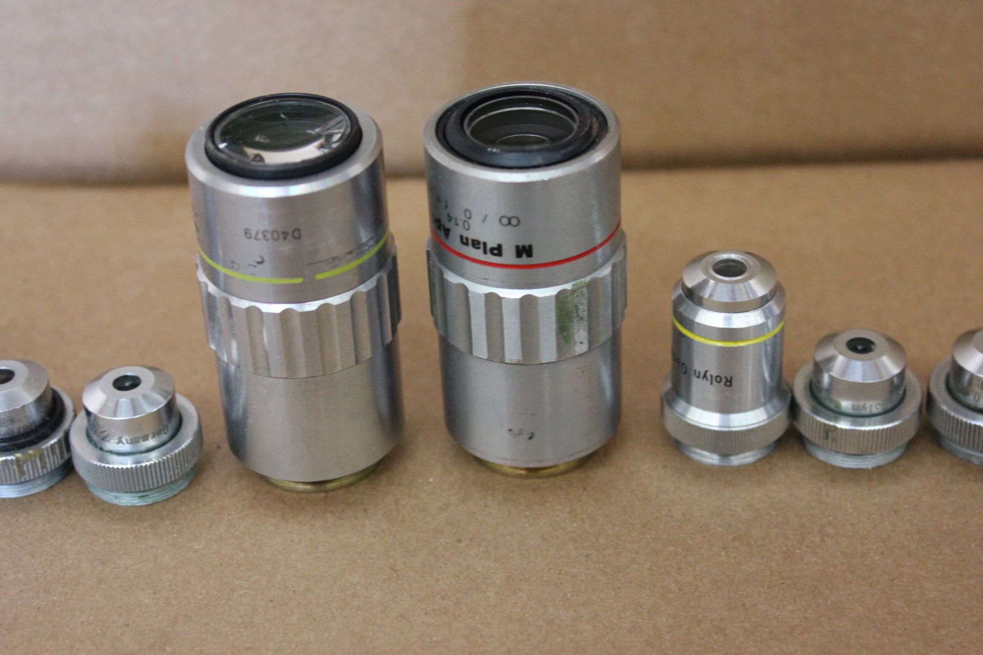 LOT OF MICROSCOPE OBJECTIVE LENSES - Image 3 of 10