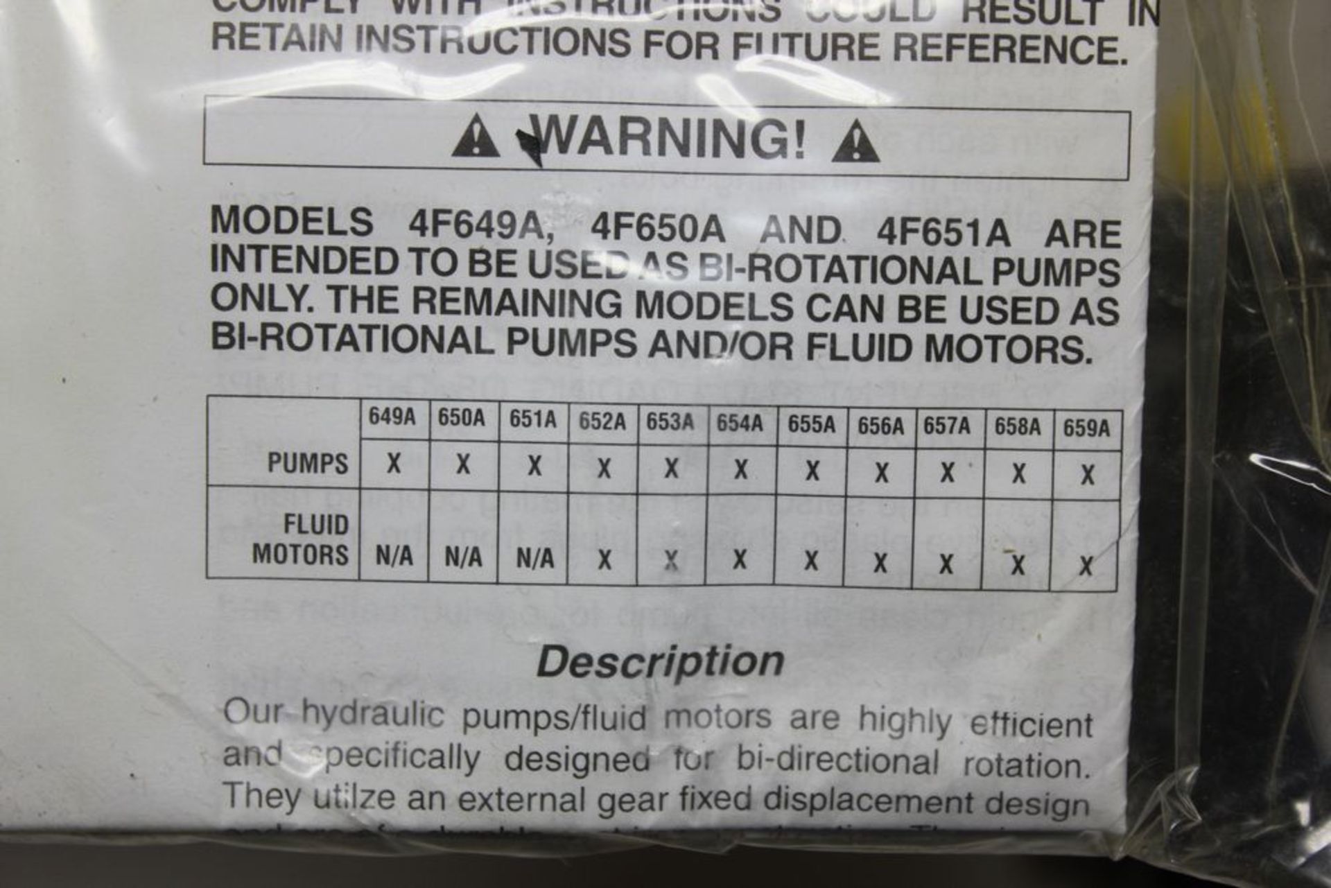 NEW HALDEX HYDRAULIC PUMP/FLUID MOTOR - Image 6 of 6