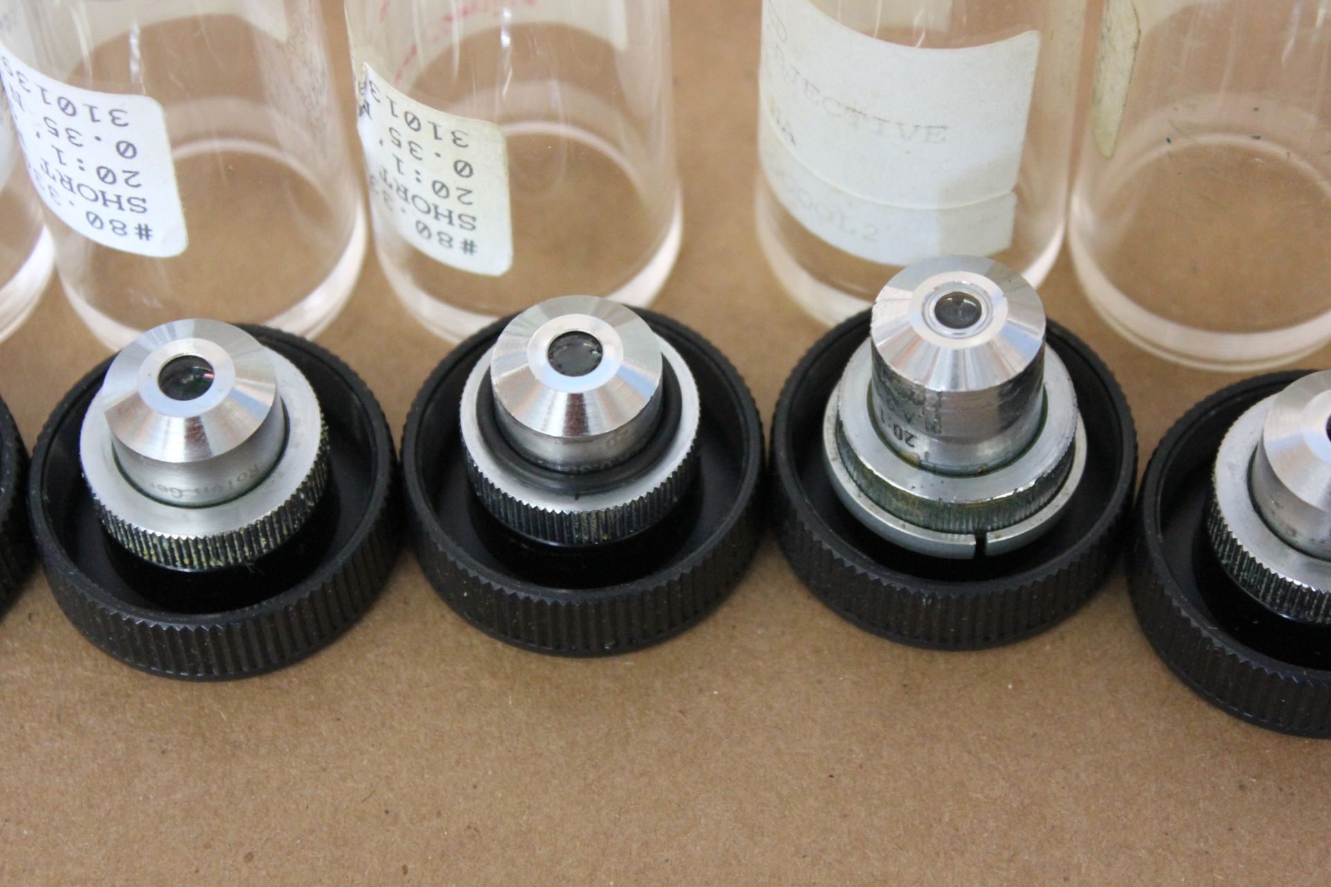 LARGE LOT OF MICROSCOPE OBJECTIVE LENSES - Image 12 of 17