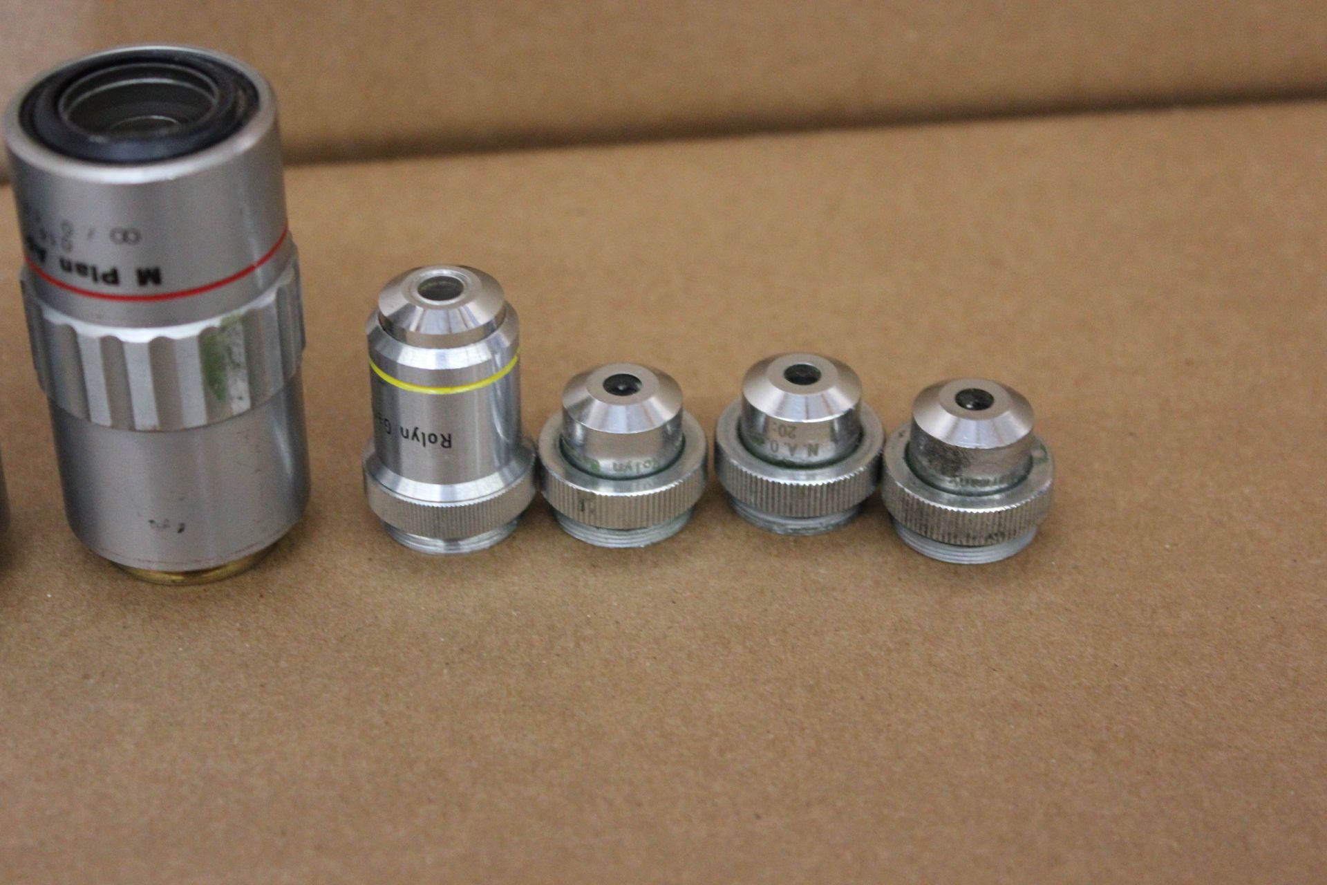 LOT OF MICROSCOPE OBJECTIVE LENSES - Image 4 of 10