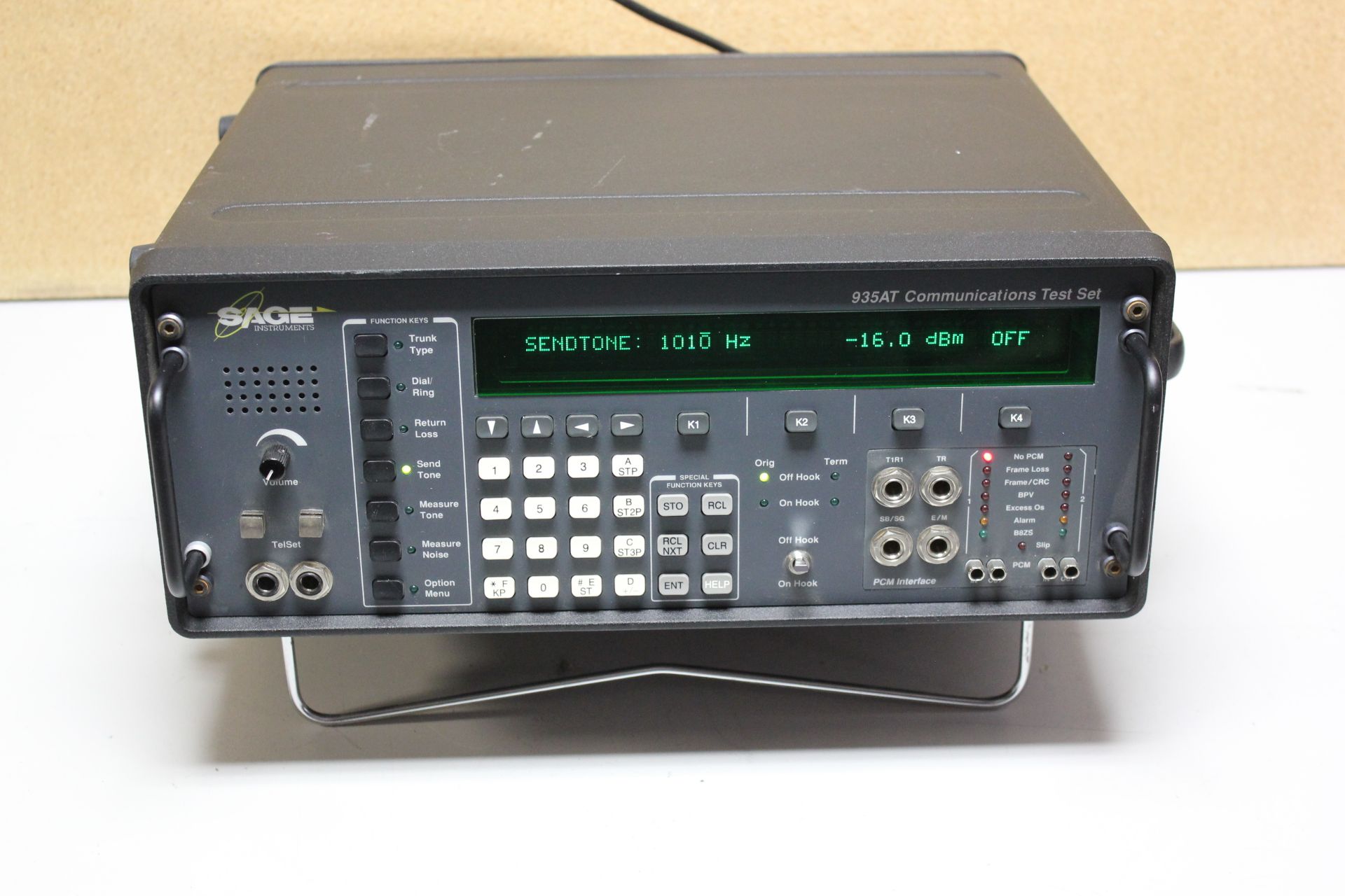 SAGE COMMUNICATIONS TEST SET