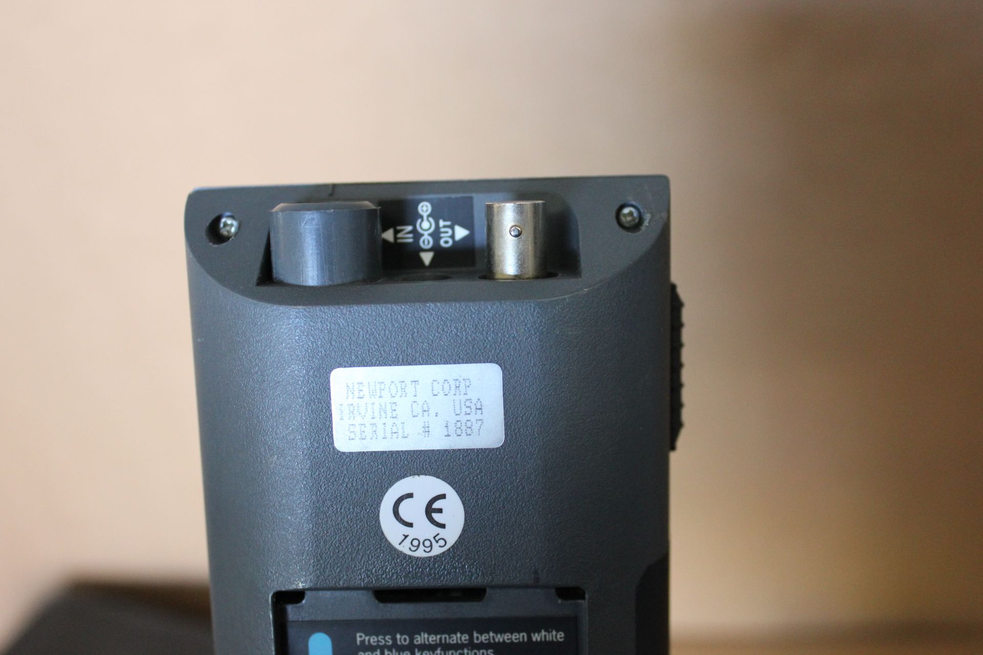 NEWPORT OPTICAL POWER METER WITH CASE - Image 6 of 12