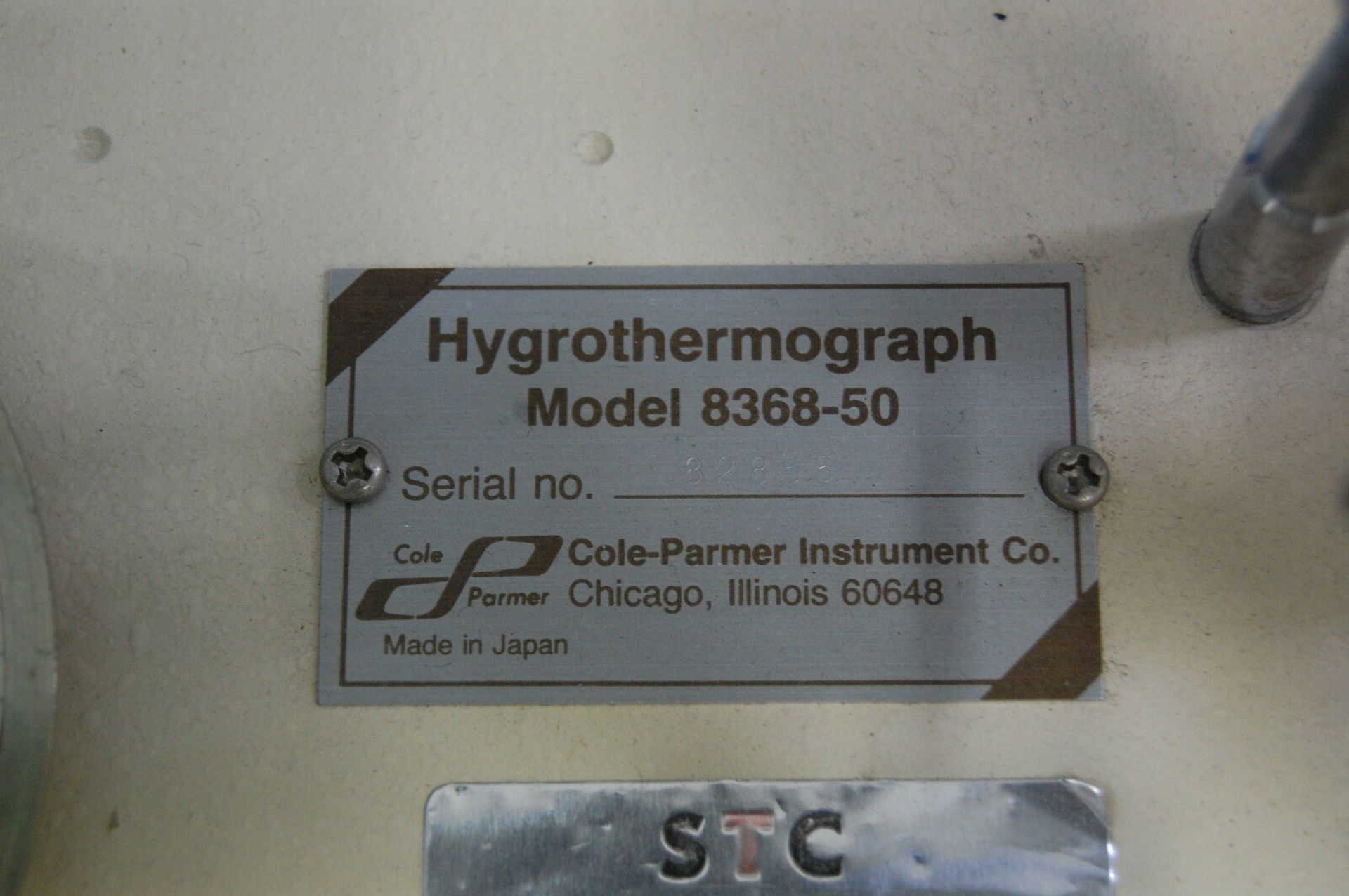 COLE PARMER HYGROTHERMOGRAPH - Image 3 of 3