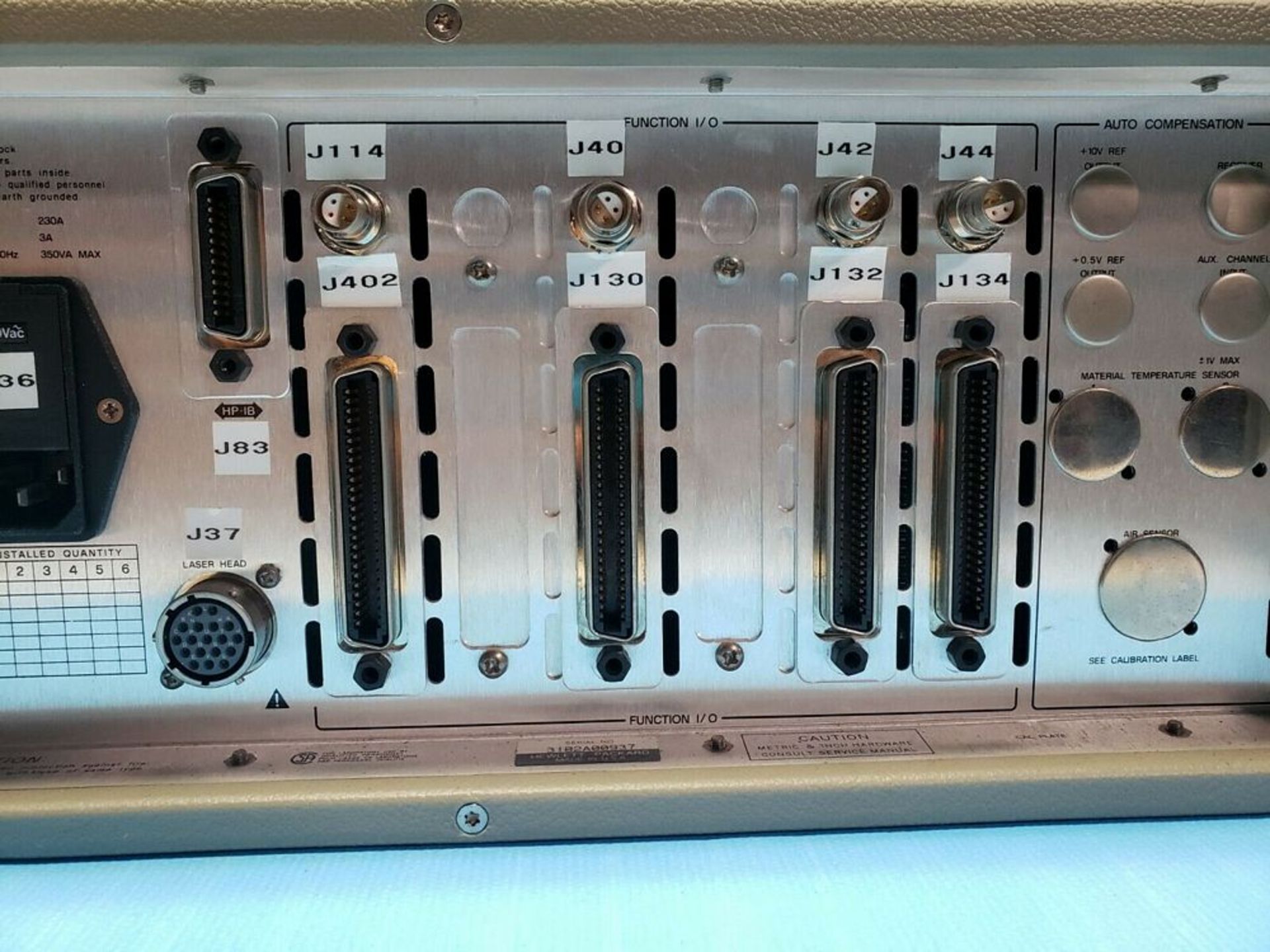 HP 5507B LASER POSITION TRANSDUCER ELECTRONICS - Image 4 of 7