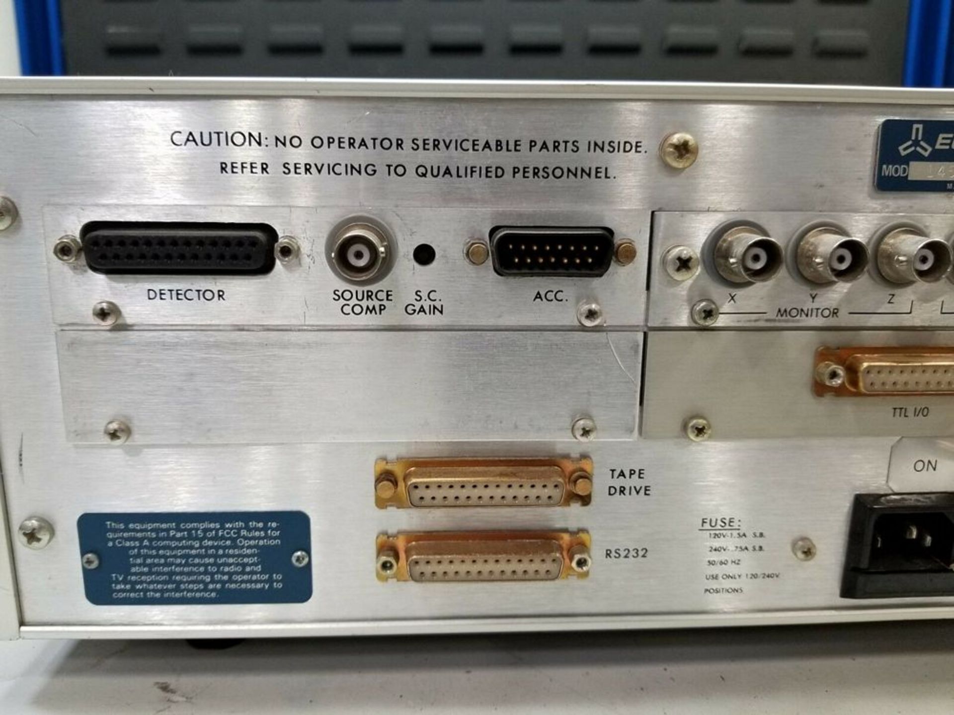 EG&G PRINCETON APPLIED RESEARCH PLASMA MONITOR - Image 8 of 9