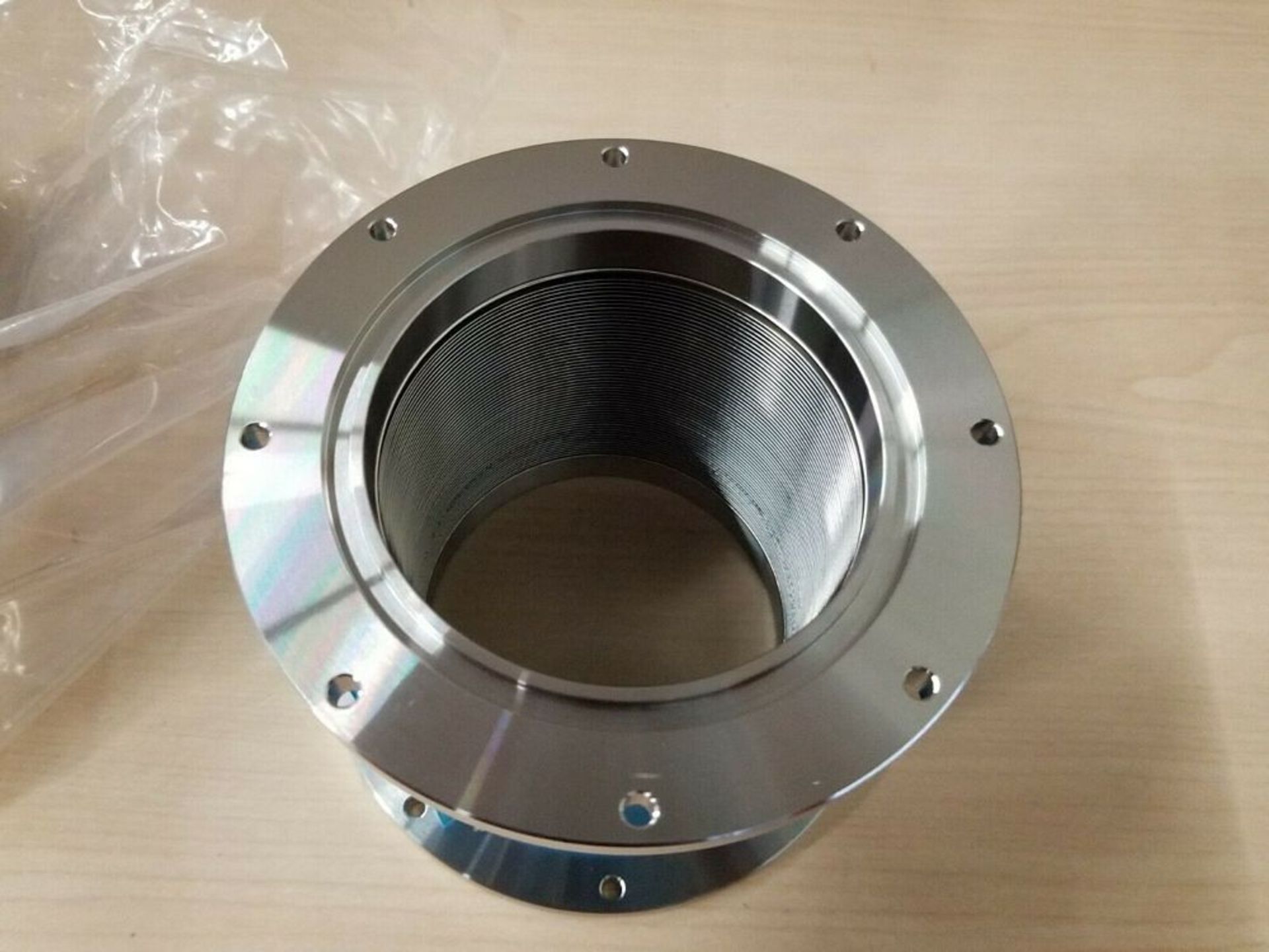 NEW EAGLE STAINLESS STEEL VACUUM BELLOWS FLANGE - Image 5 of 8