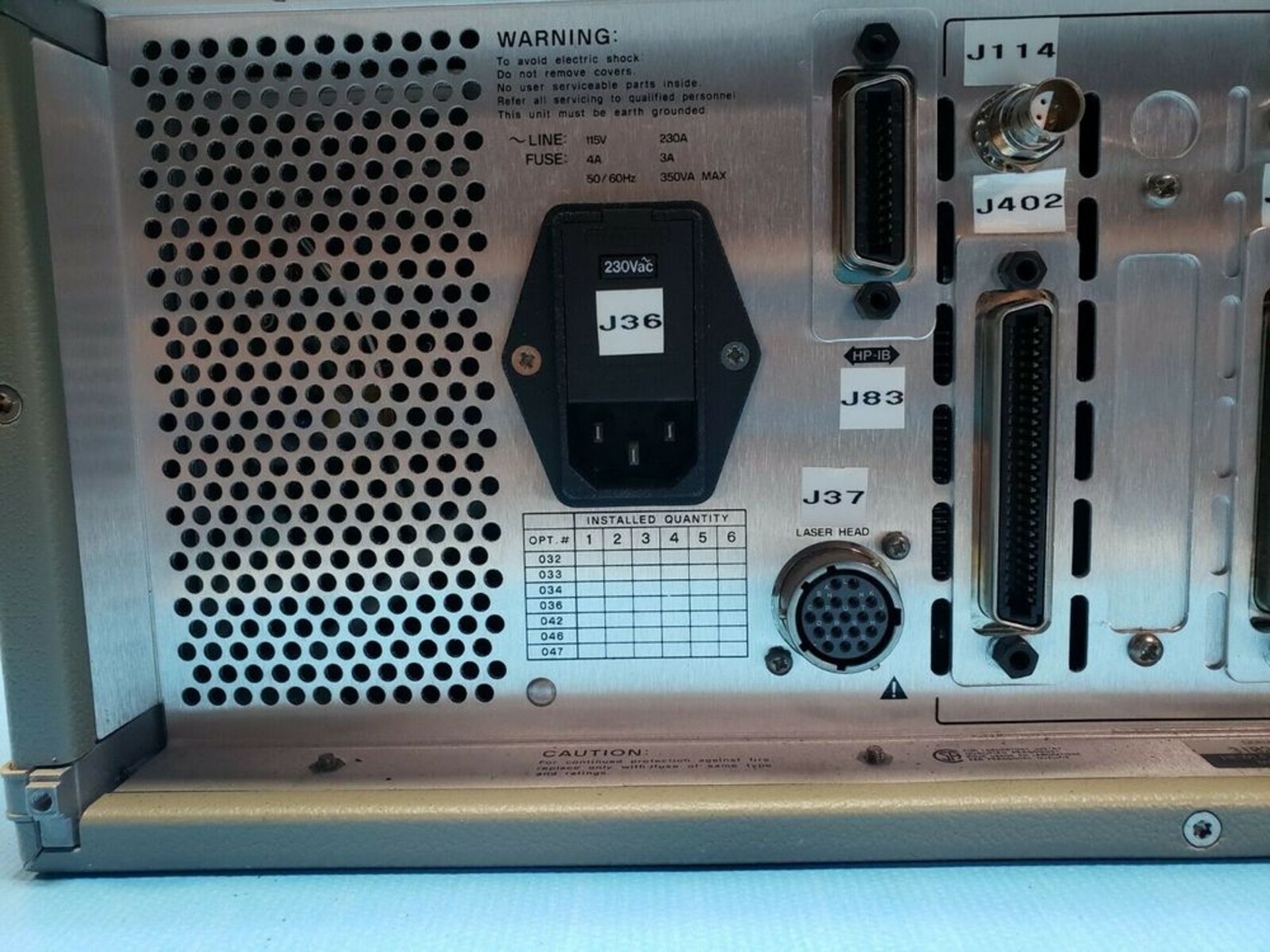 HP 5507B LASER POSITION TRANSDUCER ELECTRONICS - Image 5 of 7