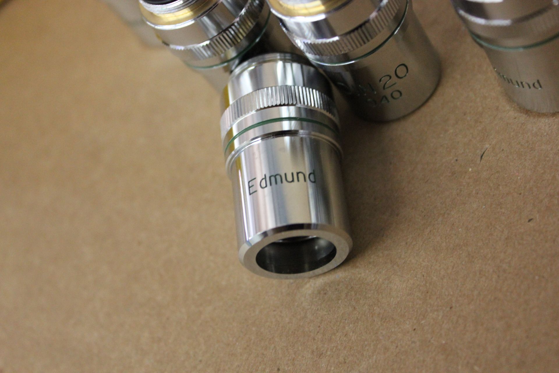 LOT OF NEW EDMUND OPTICS MICROSCOPE OBJECTIVES - Image 3 of 8