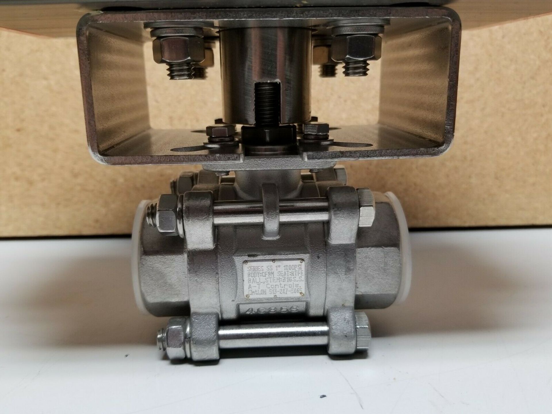 NEW AT 1" 316 STAINLESS STEEL BALL VALVE WITH TRIAC ACTUATOR - Image 3 of 10