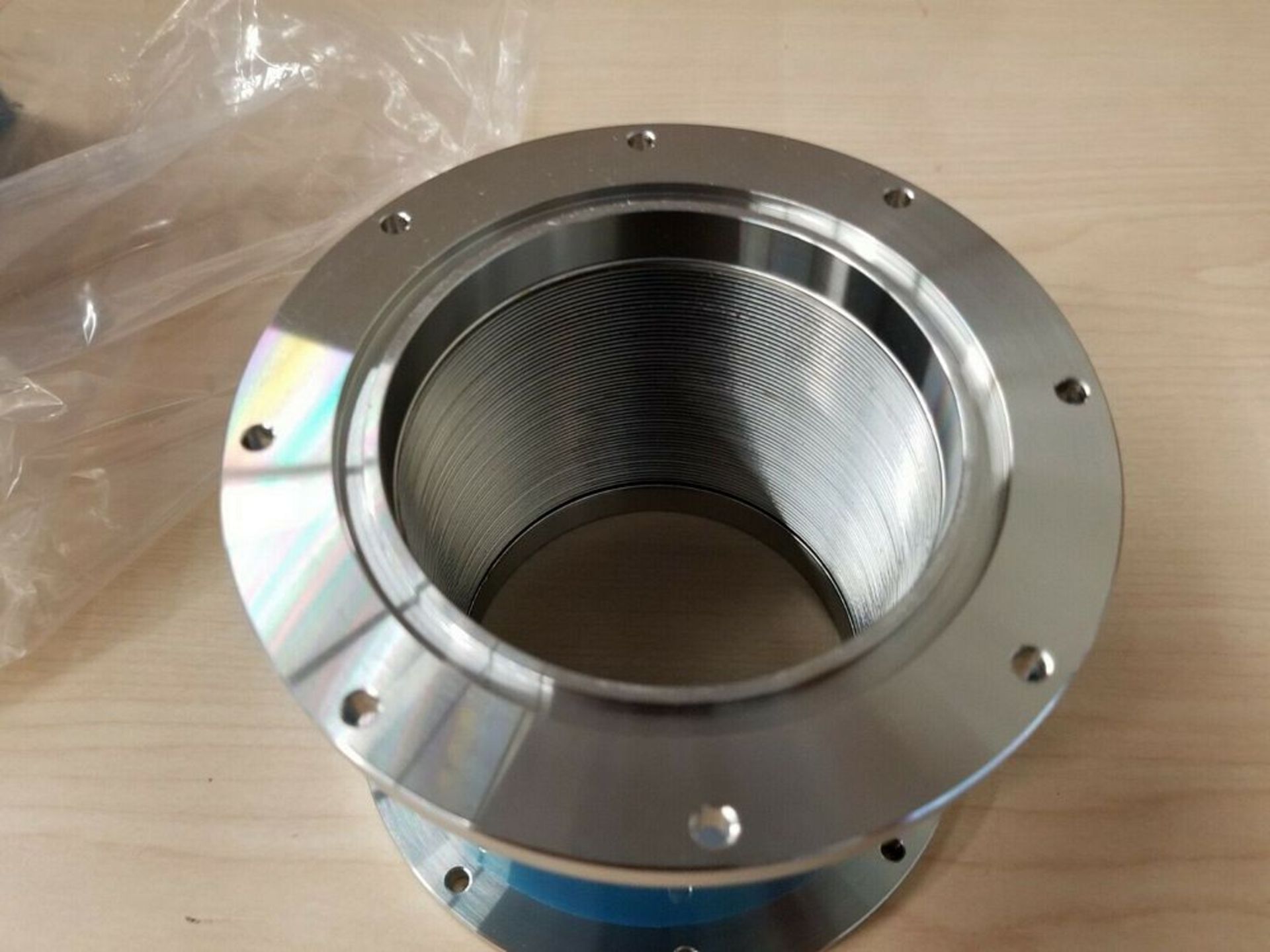 NEW EAGLE STAINLESS STEEL VACUUM BELLOWS FLANGE - Image 6 of 8