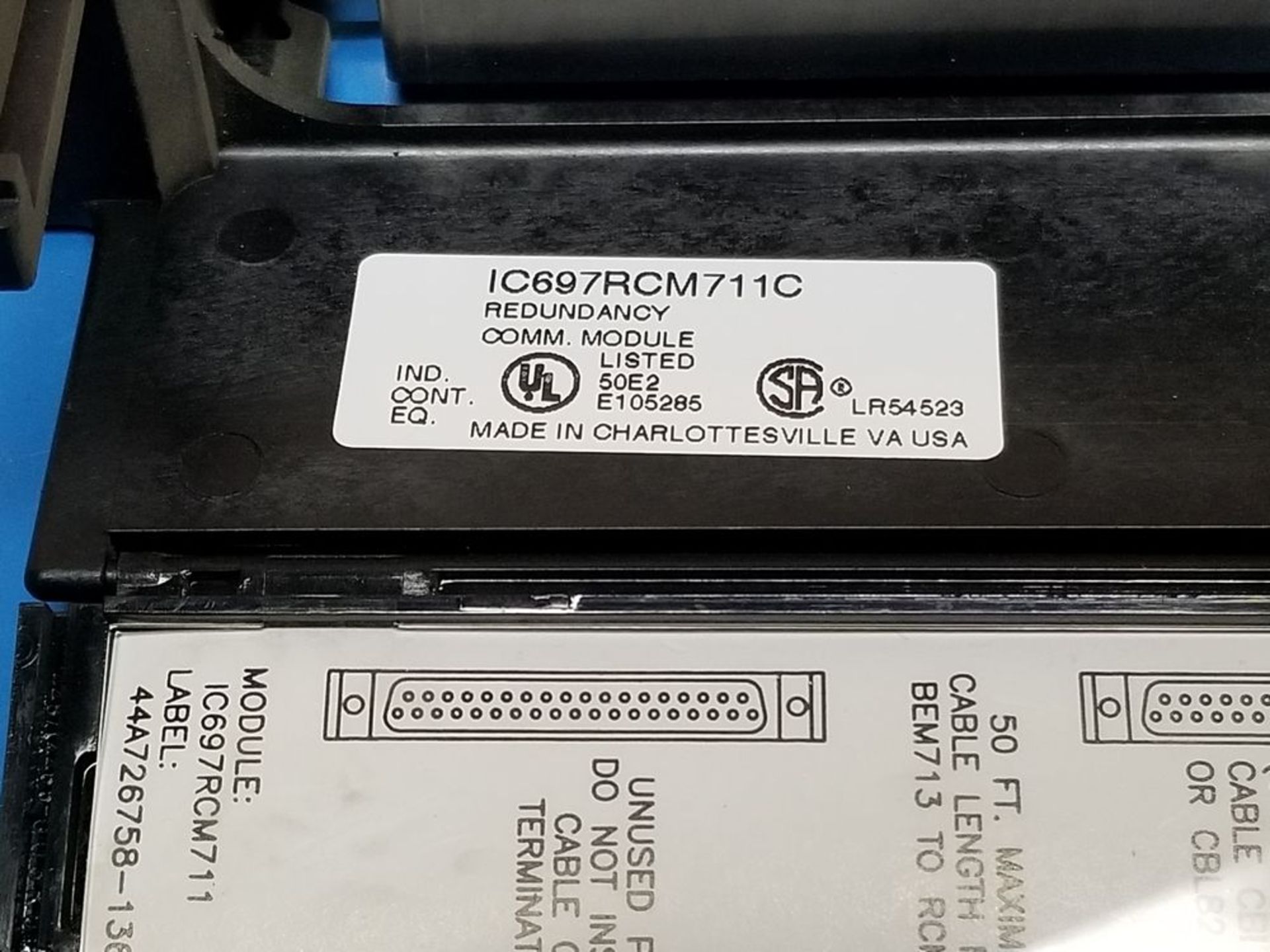 GE FANUC SERIES 90-70 PLC REDUNDANCY COMMUNICATIONS MODULE - Image 4 of 5