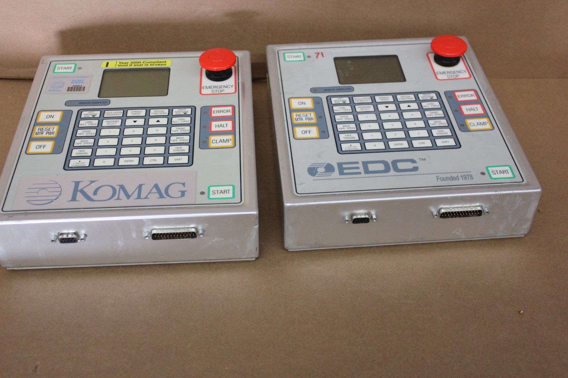 LOT OF KOMAG/EDC OPERATOR CONTROL PANELS HMI'S - Image 2 of 2