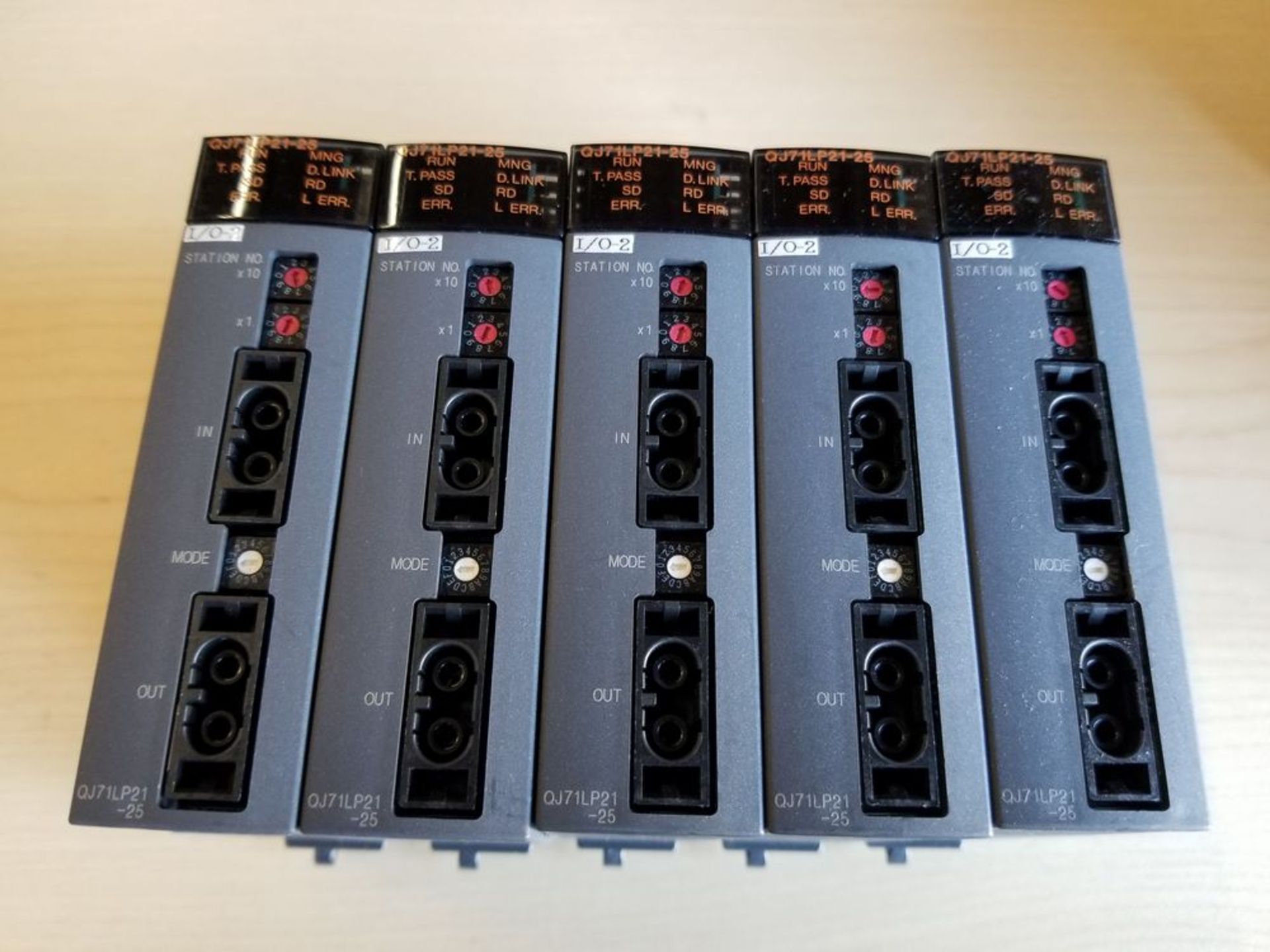 LOT OF 5 MITSUBISHI PLC MODULES - Image 2 of 2