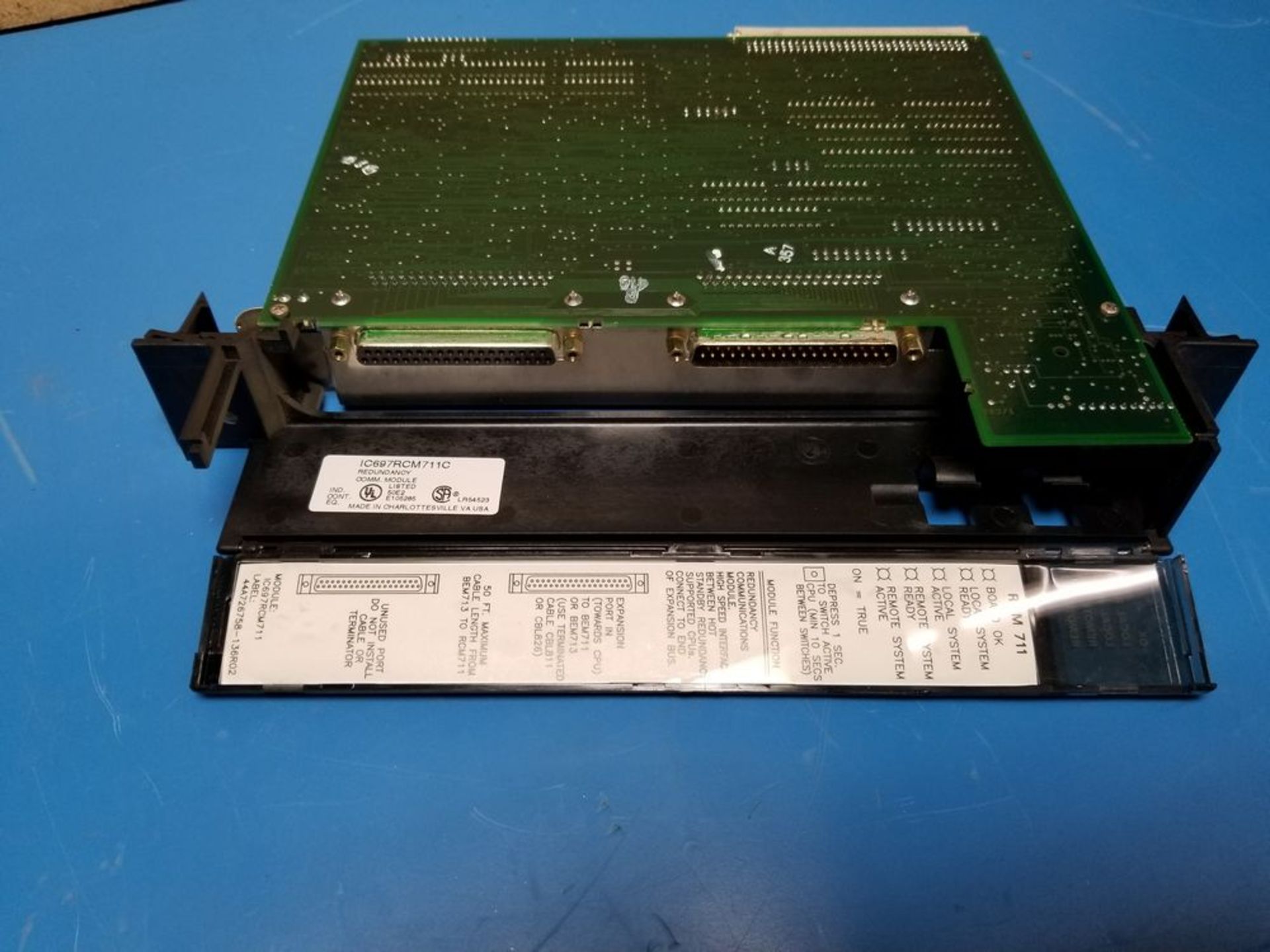 GE FANUC SERIES 90-70 PLC REDUNDANCY COMMUNICATIONS MODULE - Image 3 of 5