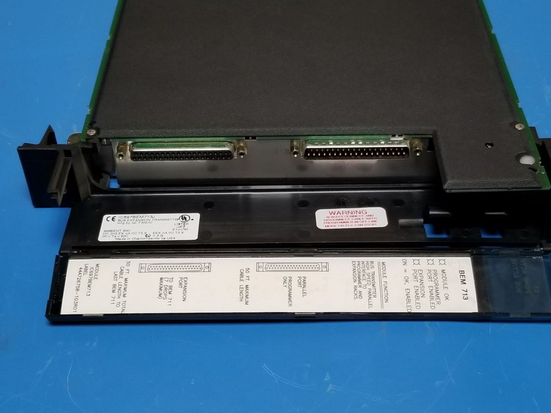 GE FANUC SERIES 90-70 PLC BUS TRANSMITTER MODULE - Image 3 of 5