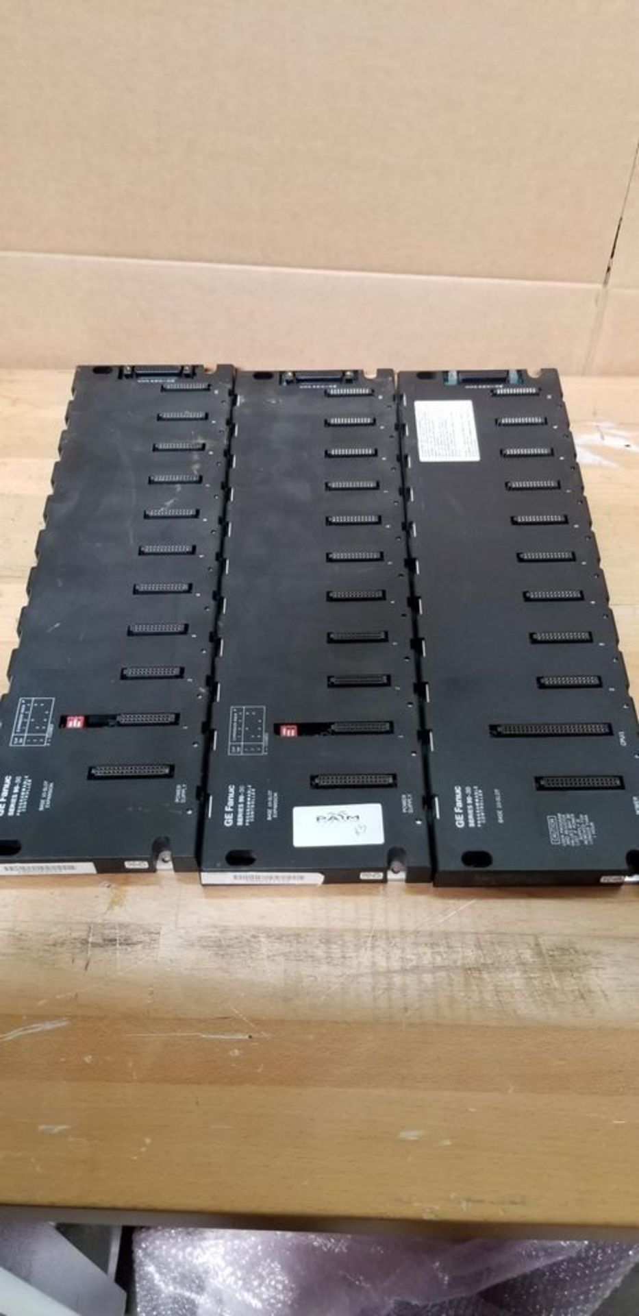 LOT OF 3 GE FANUC 10 SLOT PLC BASES