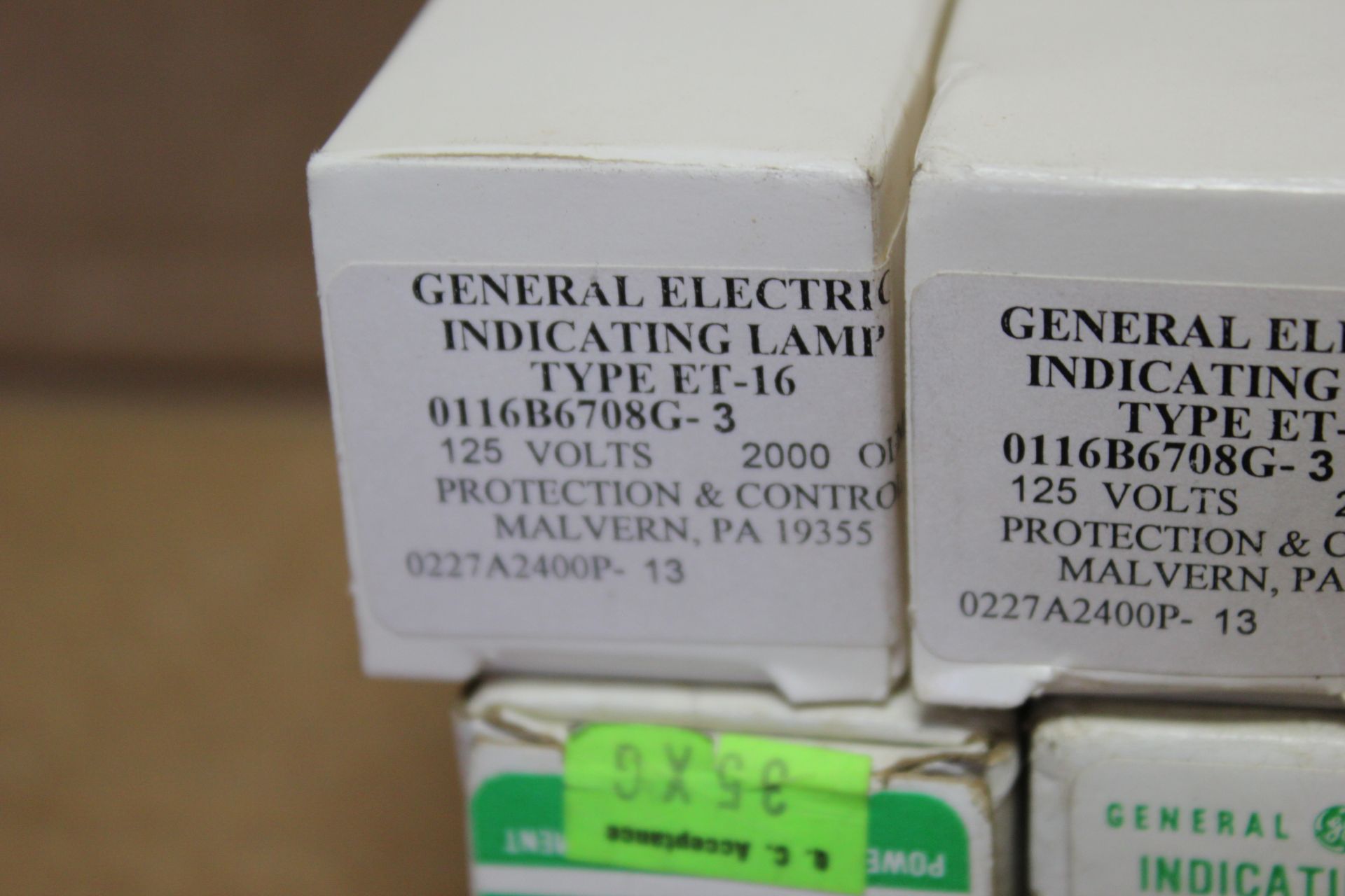 LOT OF 12 NEW GENERAL ELECTRIC INDICATING LAMPS - Image 2 of 4