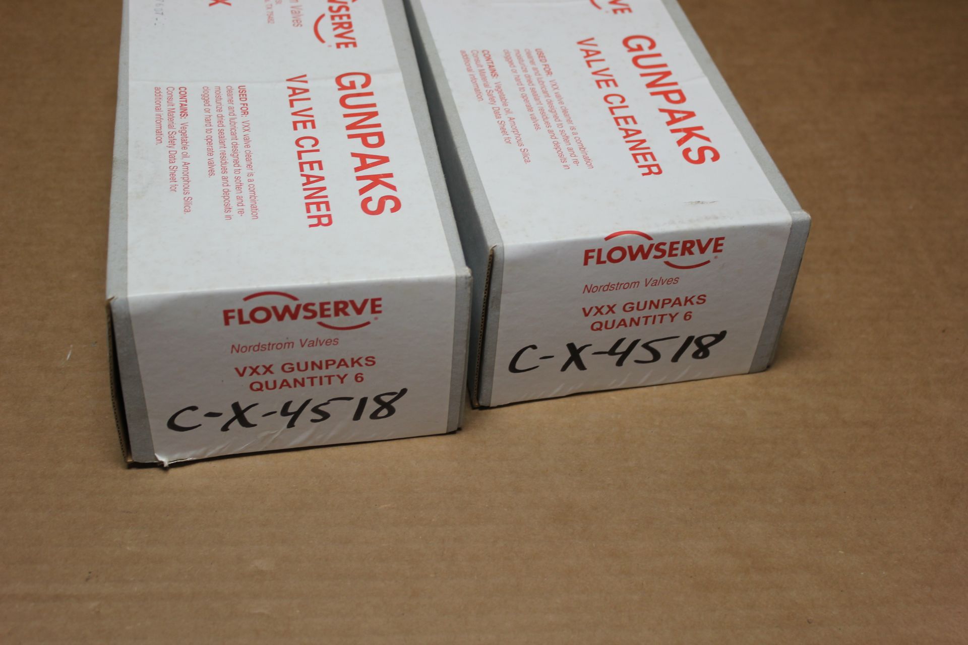 LOT OF 6 NEW FLOWSERVE GUNPAKS VALVE CLEANER - Image 2 of 2