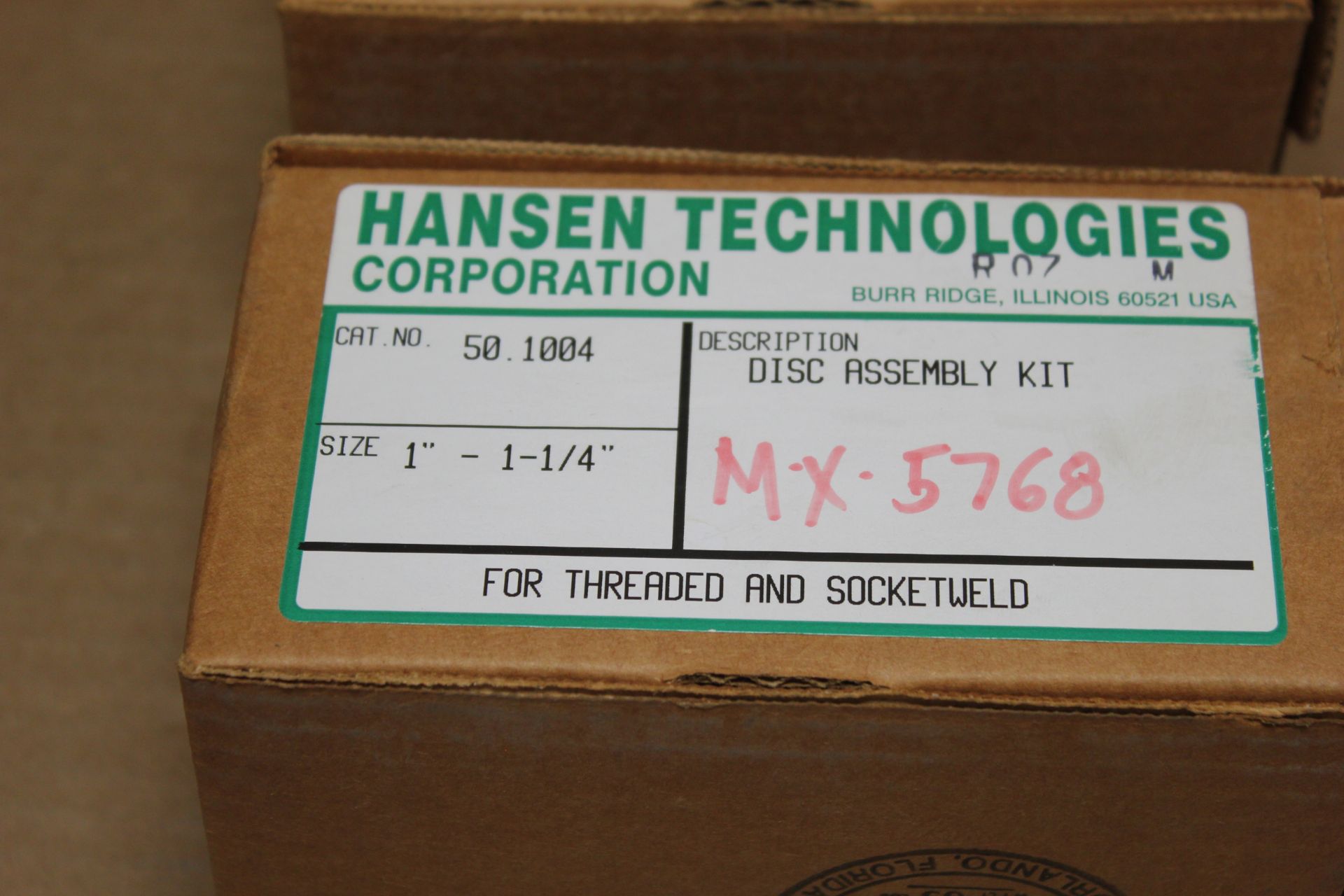 LOT OF 2 NEW HANSEN TECHNOLOGIES DISC ASSEMBLY KIT - Image 2 of 2