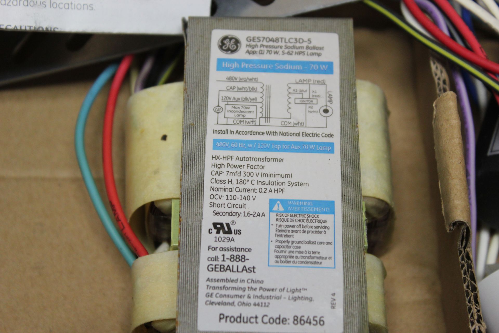 NEW GE HIGH PRESSURE SODIUM BALLAST - Image 3 of 3