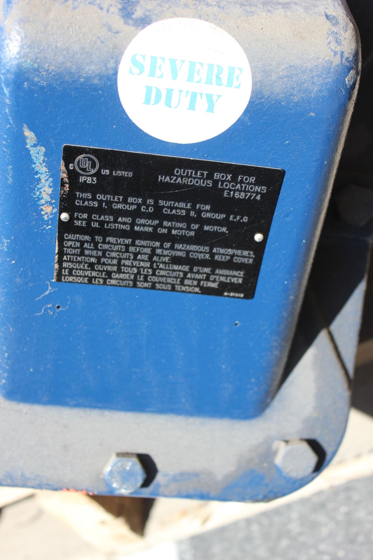 MARATHON ELECTRIC SEVERE DUTY 30HP MOTOR - Image 2 of 5