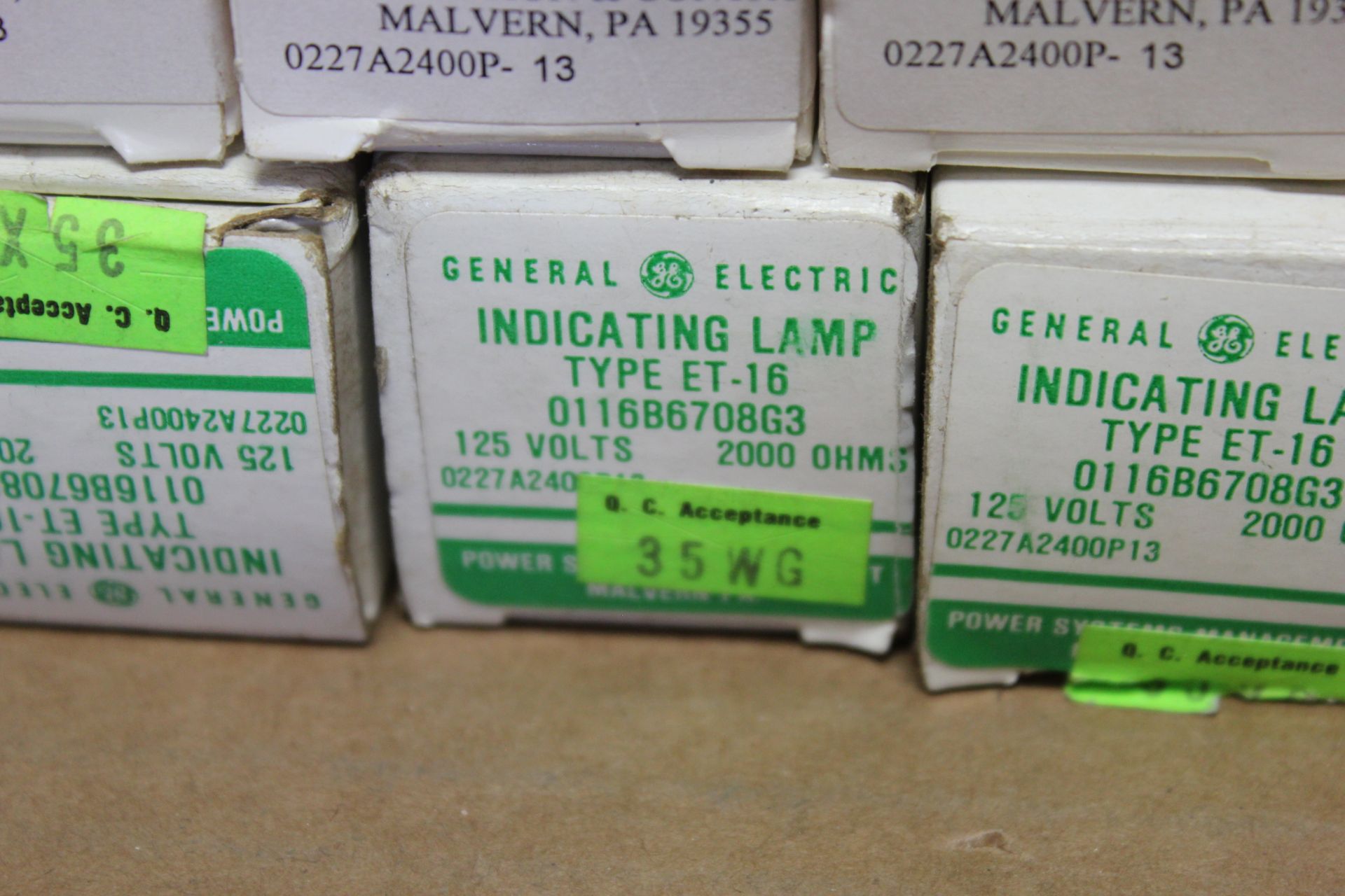 LOT OF 12 NEW GENERAL ELECTRIC INDICATING LAMPS - Image 3 of 4