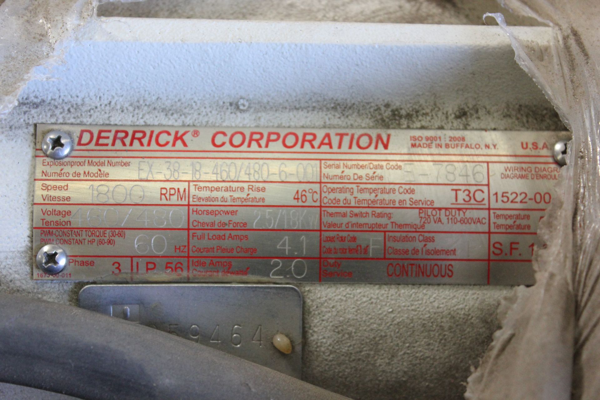 DERRICK SUPER G INTEGRATED VIBRATORY MOTOR - Image 4 of 6