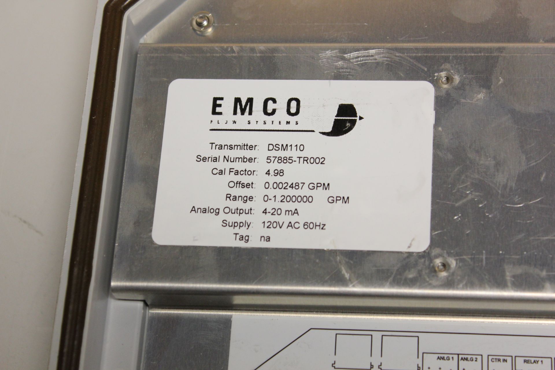 EMCO ELECTROMAGNETIC FLOW TRANSMITTER - Image 12 of 14