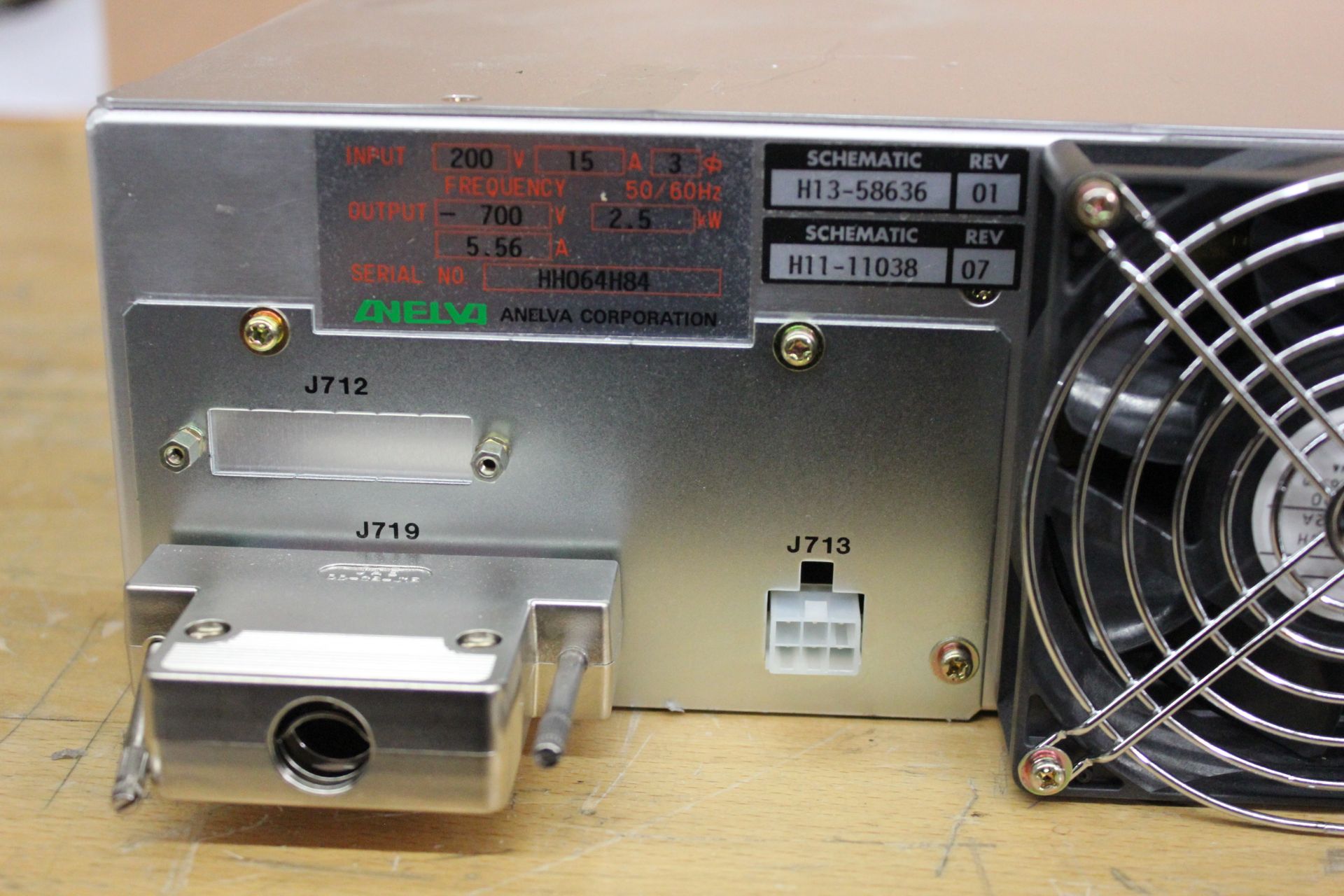 ANELVA DC POWER SUPPLY - Image 7 of 9