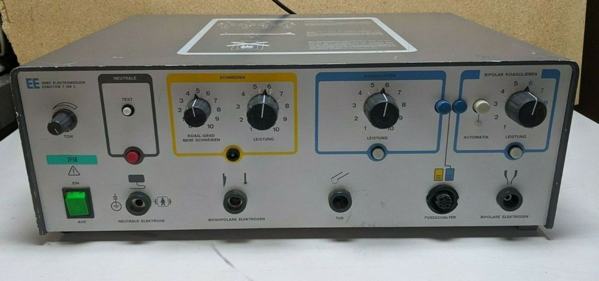 ERBE T 400 C ELECTROSURGICAL UNIT