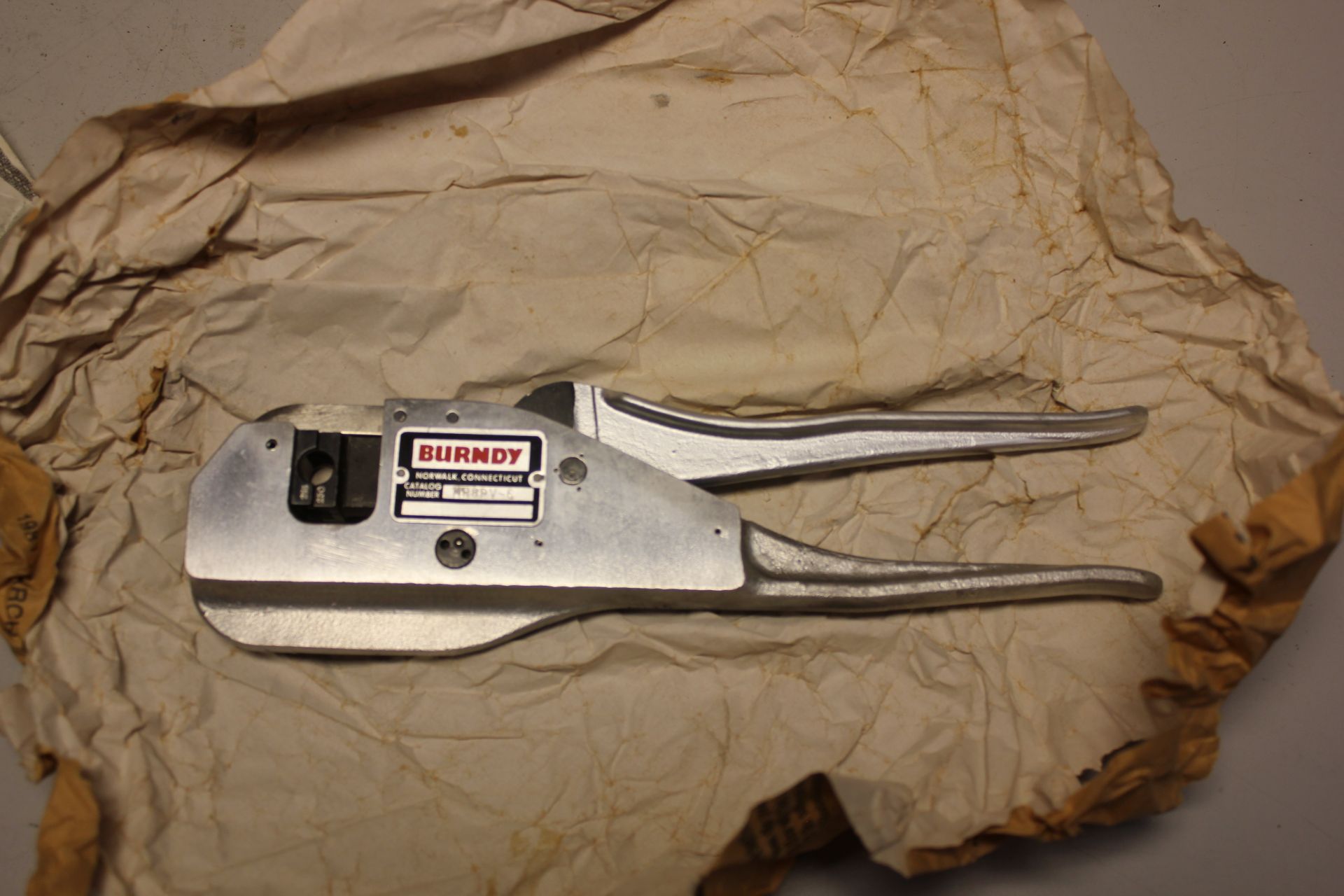 NEW BURNDY INDUSTRIAL CRIMP TOOL CRIMPER - Image 5 of 6