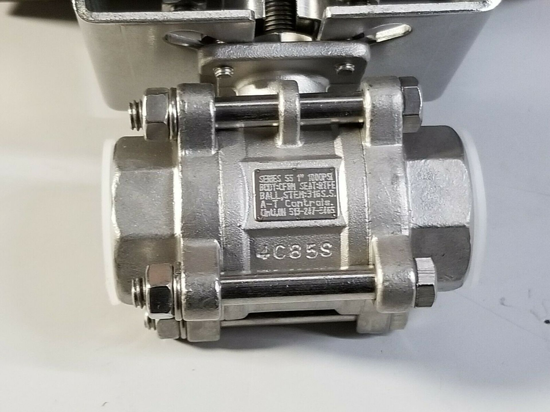NEW AT 1" 316 STAINLESS STEEL BALL VALVE WITH TRIAC ACTUATOR - Image 4 of 10
