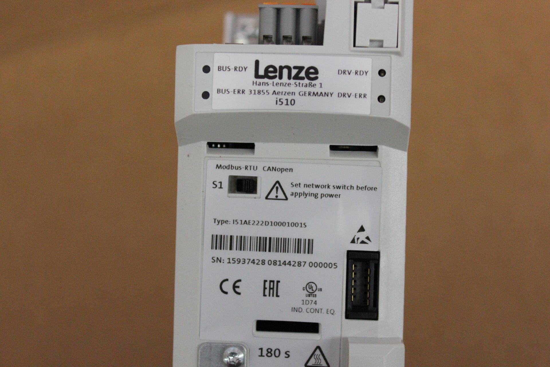 UNUSED LENZE i510 FREQUENCY INVERTER - Image 4 of 5