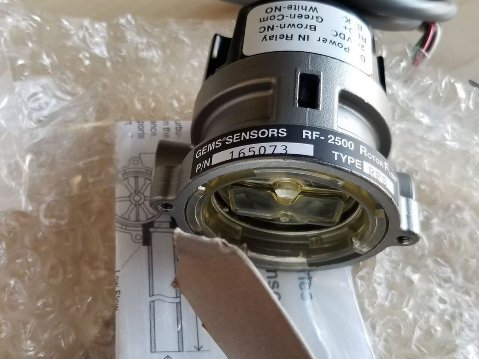 NEW GEMS ROTOR-FLOW FLOW SENSOR - Image 3 of 3