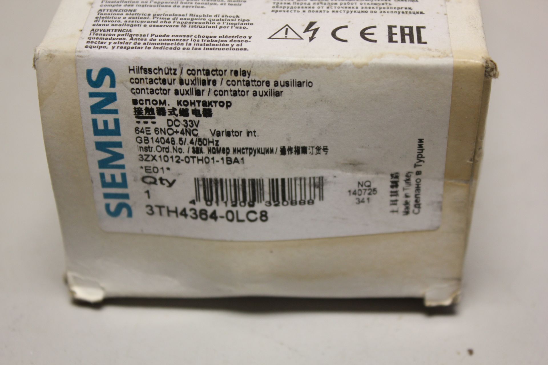 NEW SIEMENS CONTACTOR RELAY - Image 2 of 4