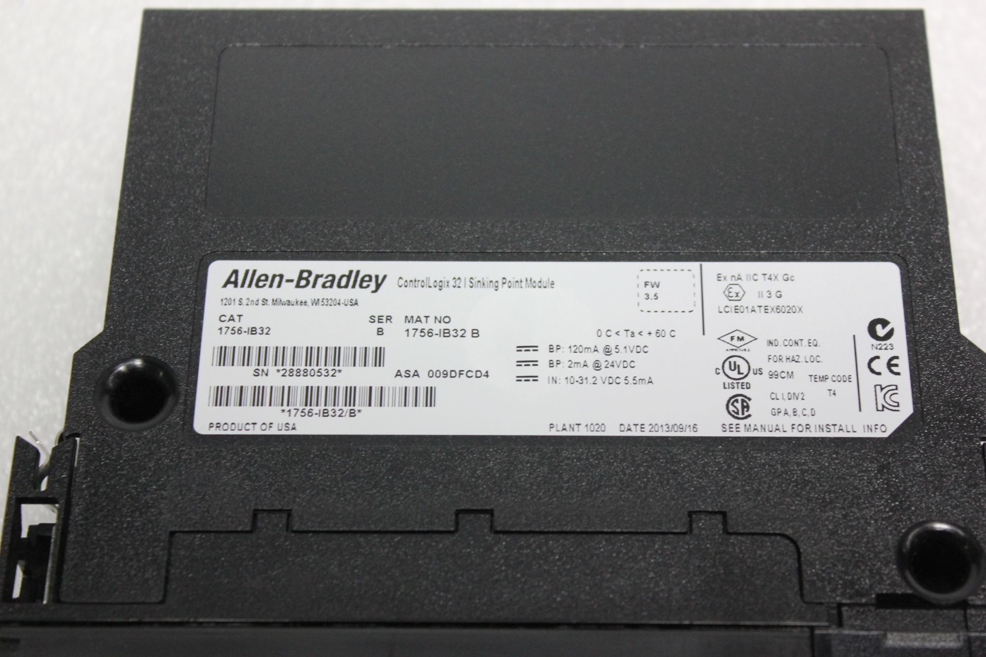 ALLEN BRADLEY CONTROLLOGIX PLC MODULE - Image 4 of 4