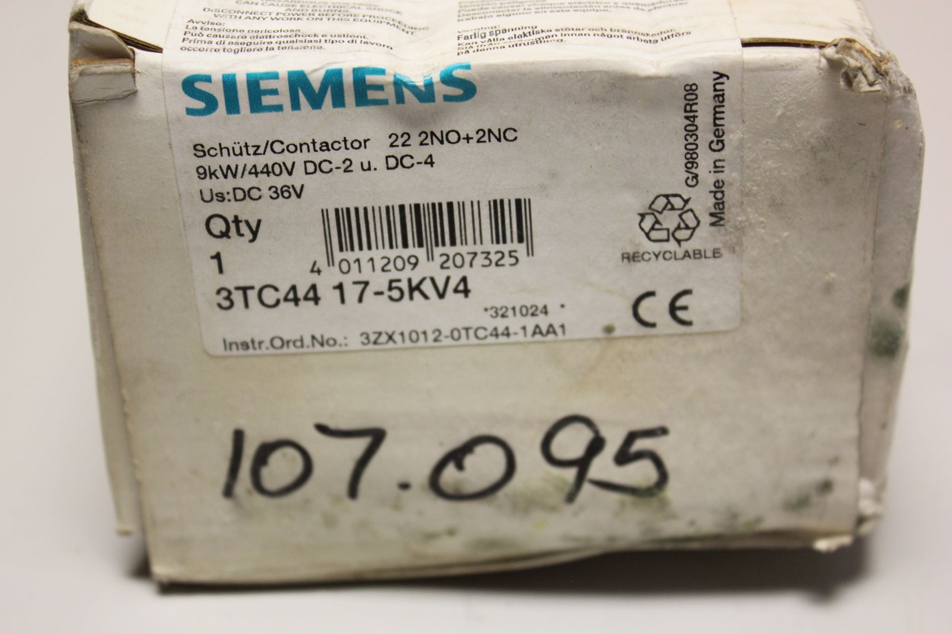 NEW SIEMENS CONTACTOR - Image 2 of 4