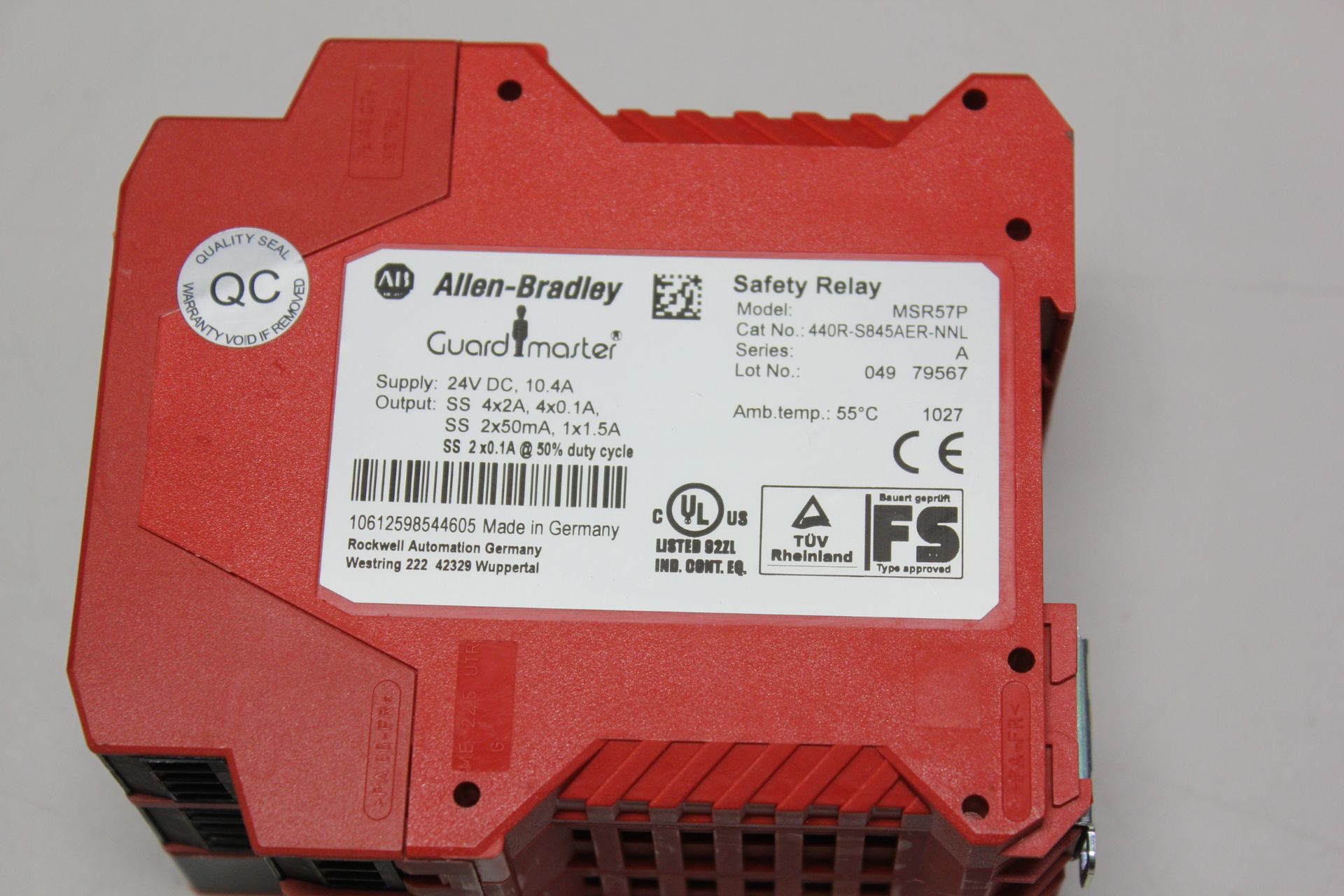 ALLEN BRADLEY GUARDMASTER SAFETY RELAY - Image 3 of 3