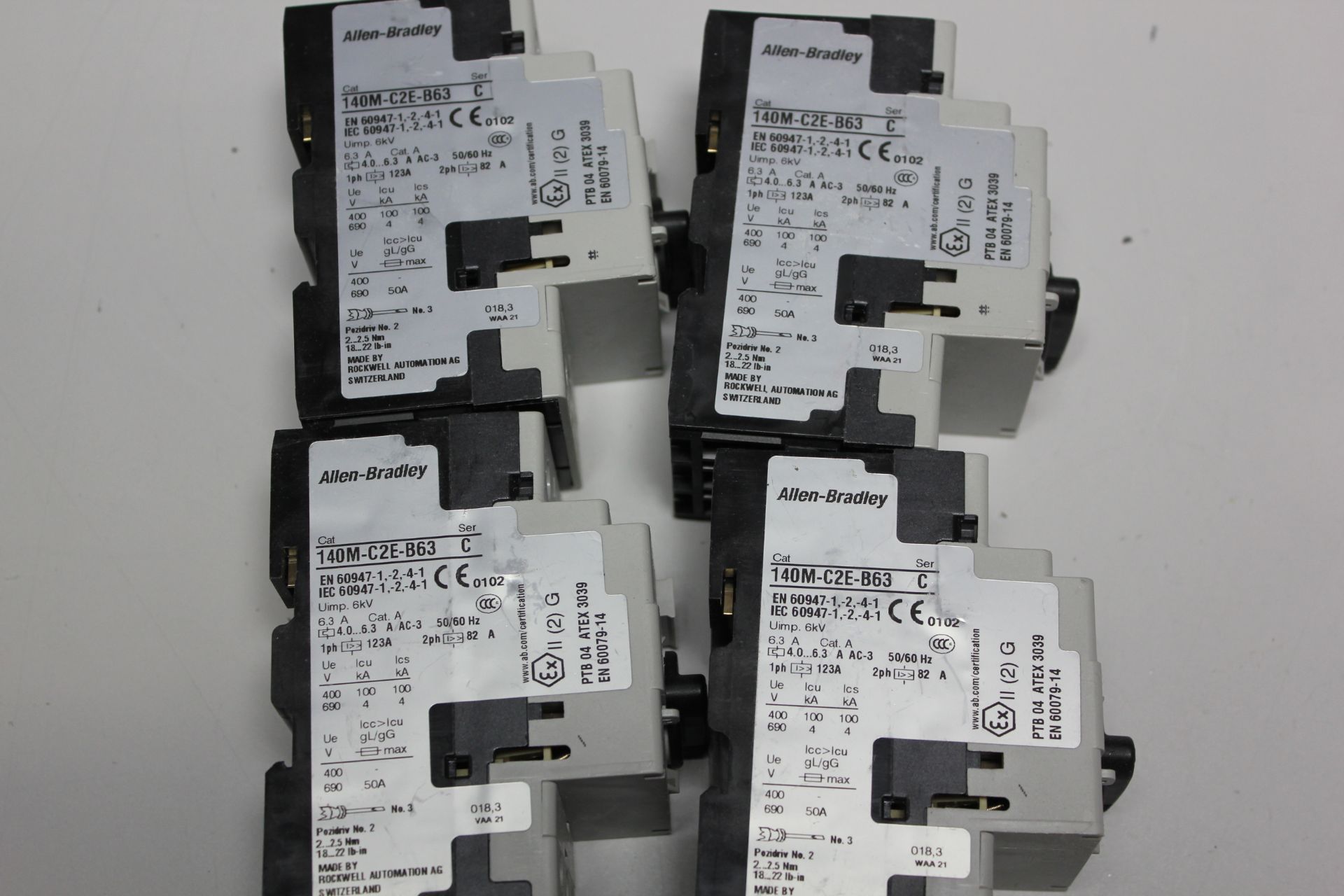 LOT OF ALLEN BRADLEY MOTOR PROTECTION CIRCUIT BREAKERS - Image 3 of 3