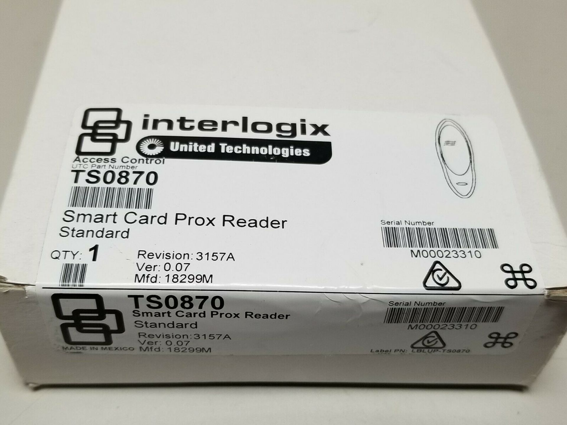 NEW INTERLOGIX SMART CARD PROXIMITY READER - Image 2 of 4