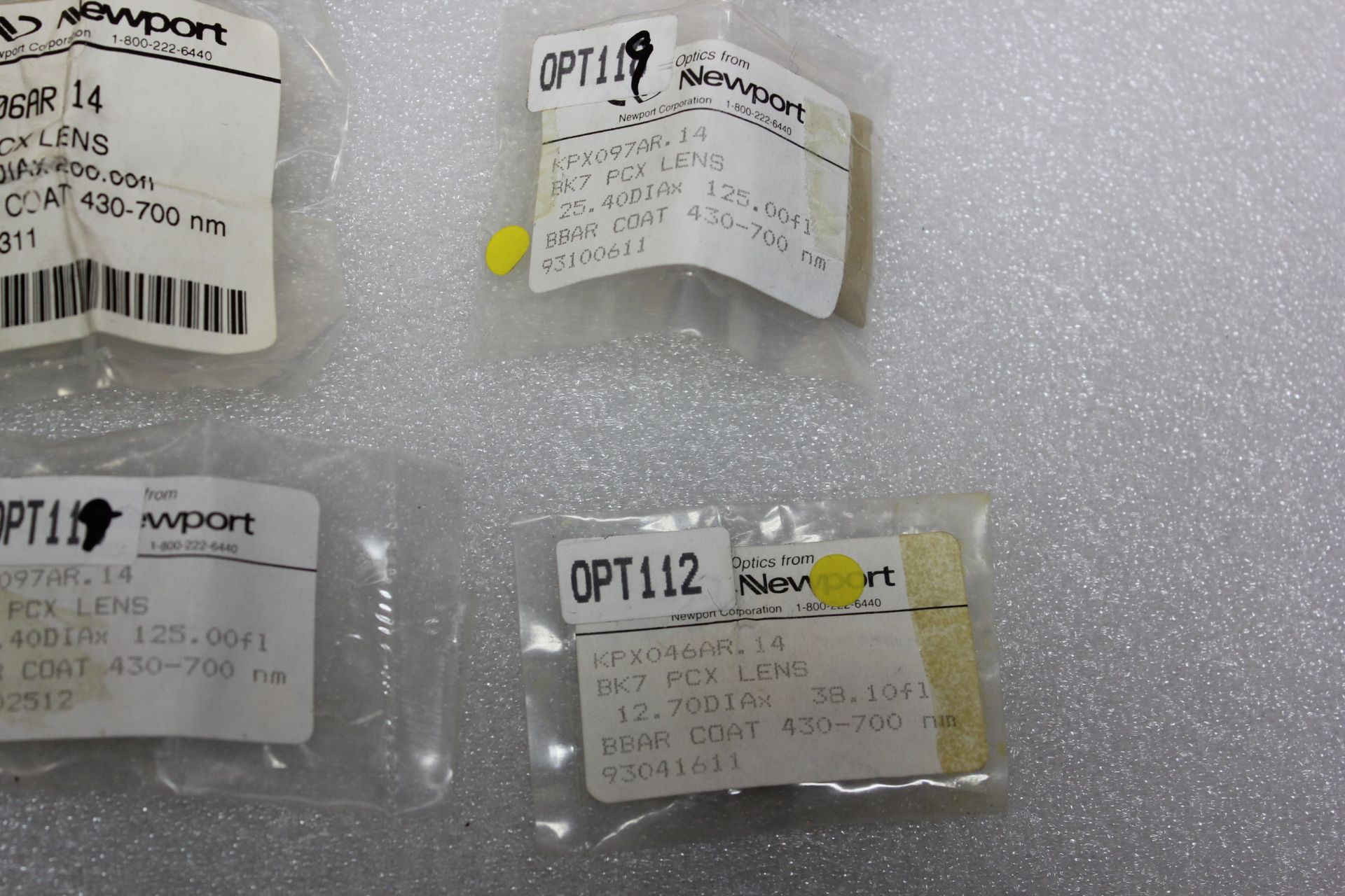 LOT OF NEW NEWPORT LASER LENSES - Image 5 of 10