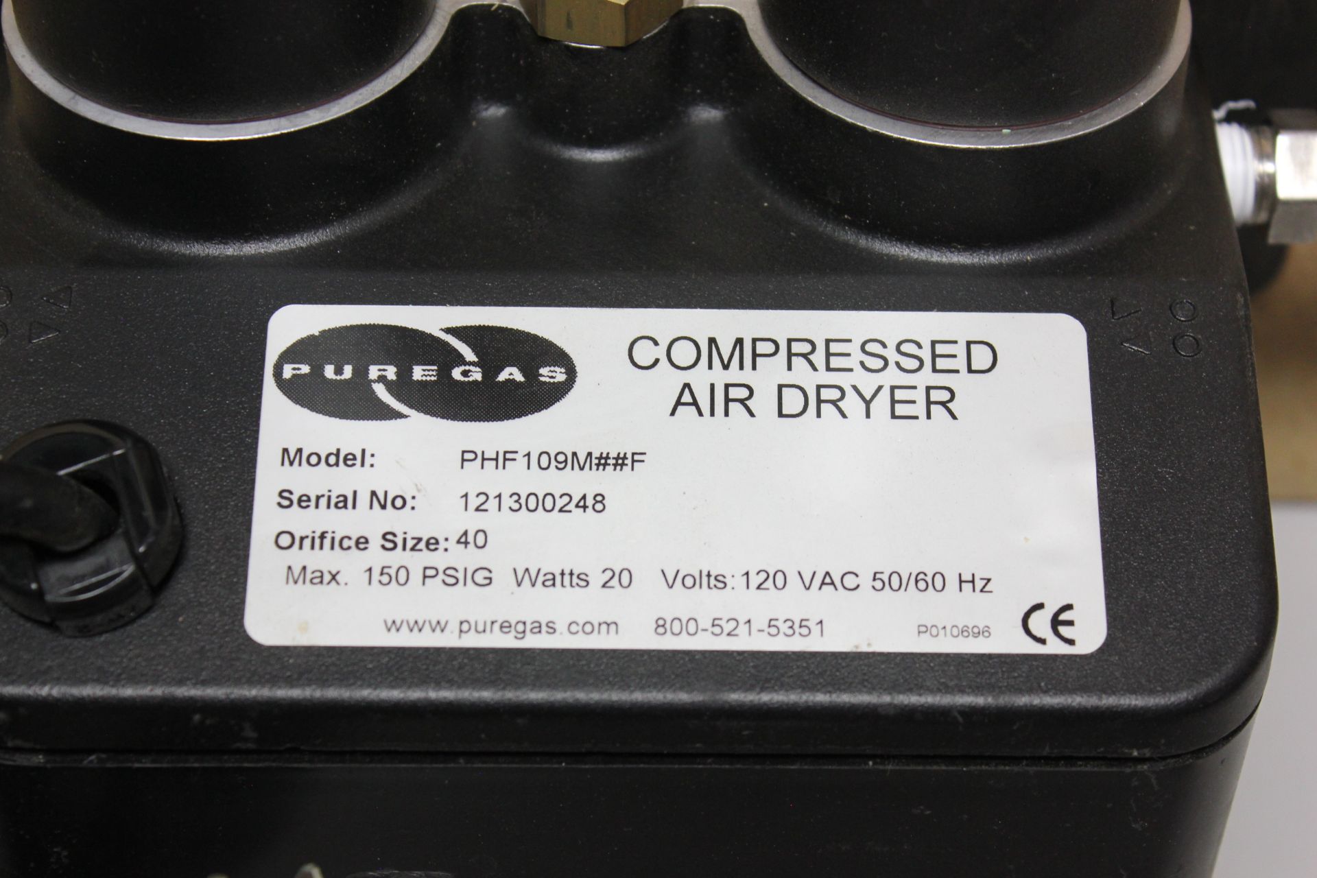 PUREGAS COMPRESSED AIR DRYER - Image 2 of 7