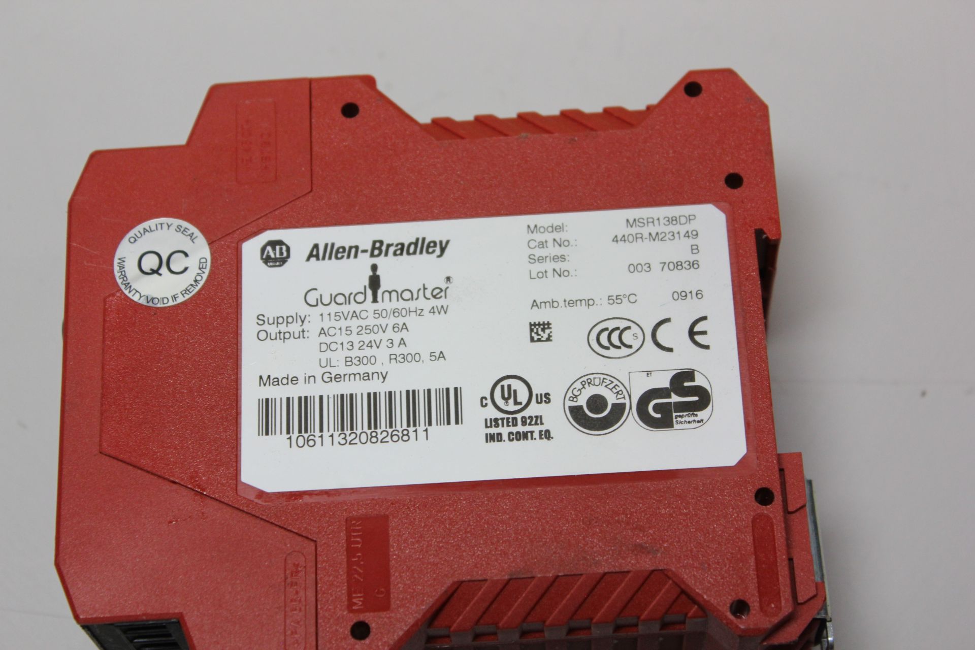 ALLEN BRADLEY GUARD MASTER SAFETY RELAY - Image 3 of 3
