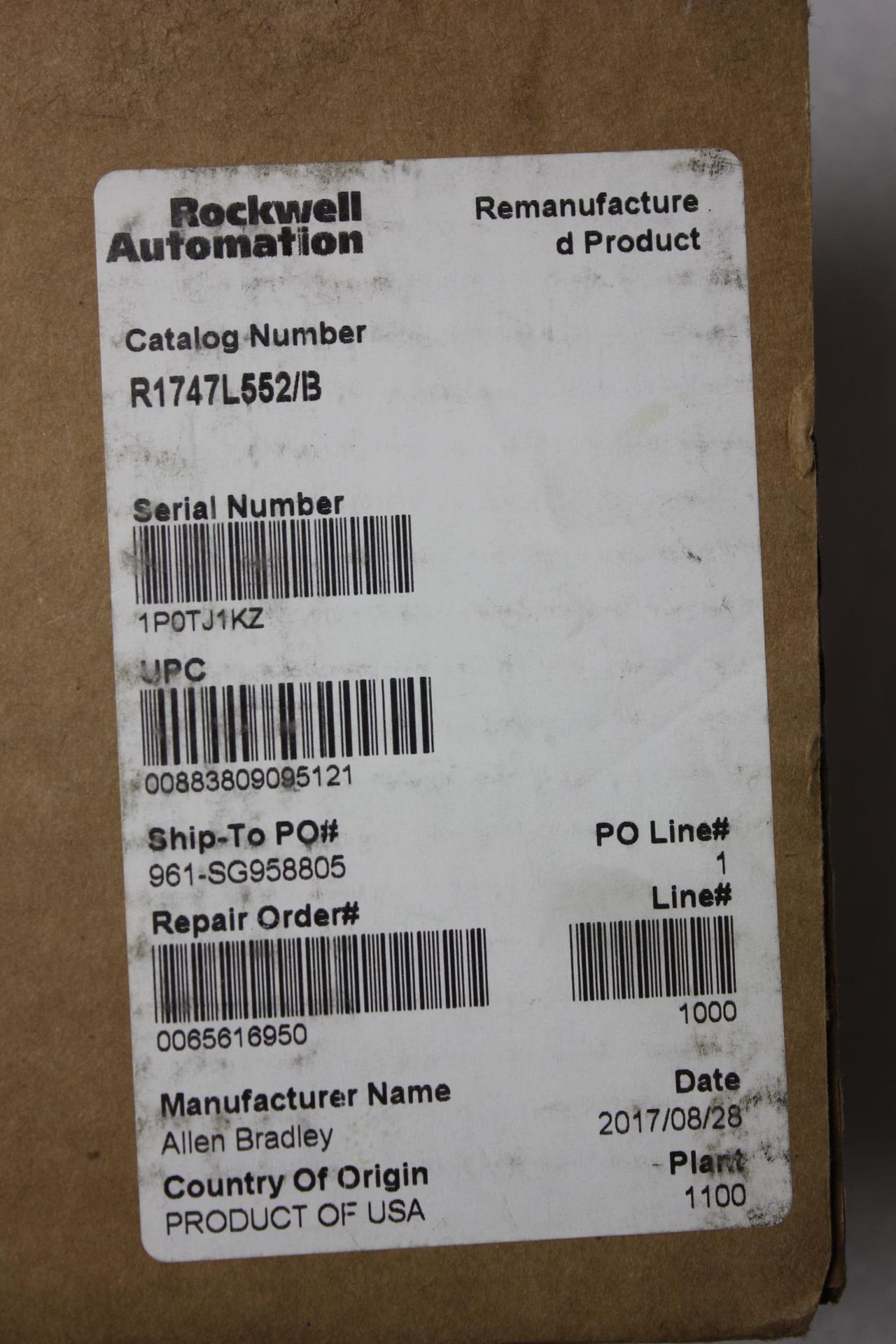 ALLEN BRADLEY PLC CPU PROCESSOR - Image 4 of 4