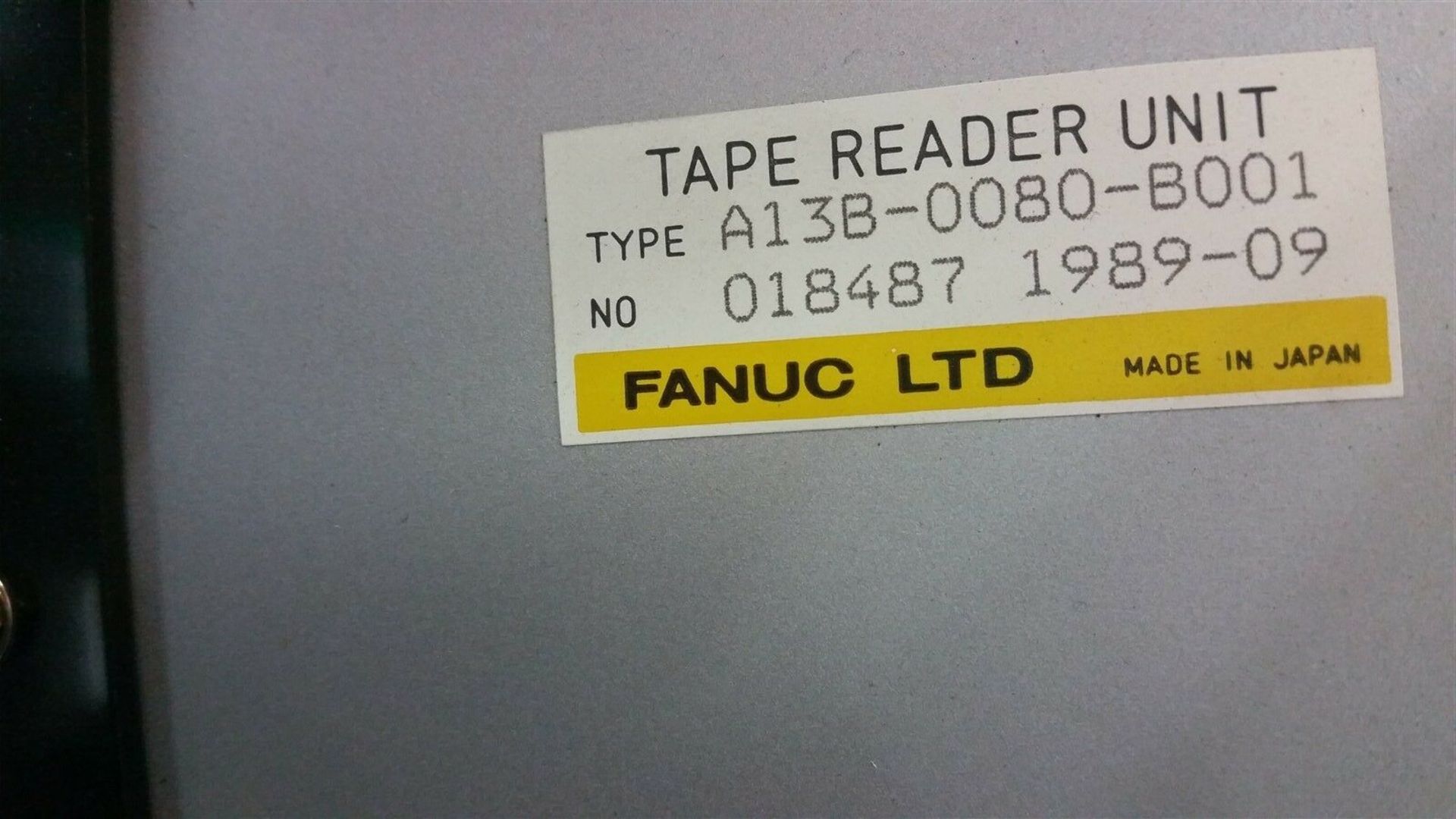 UNUSED FANUC TAPE READER UNIT - Image 7 of 12