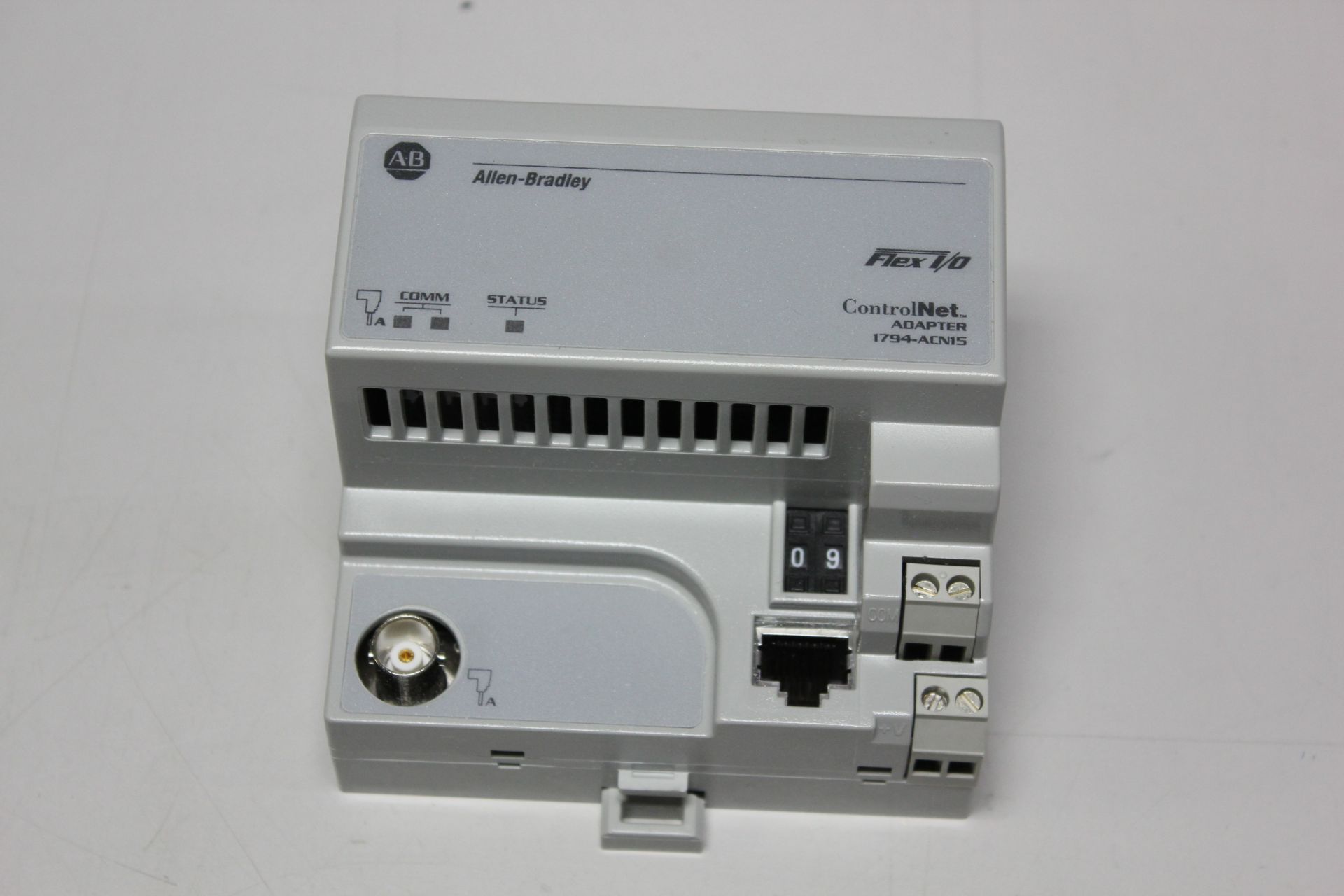 ALLEN BRADLEY FLEX I/O CONTROLNET ADAPTER PLC MODULE