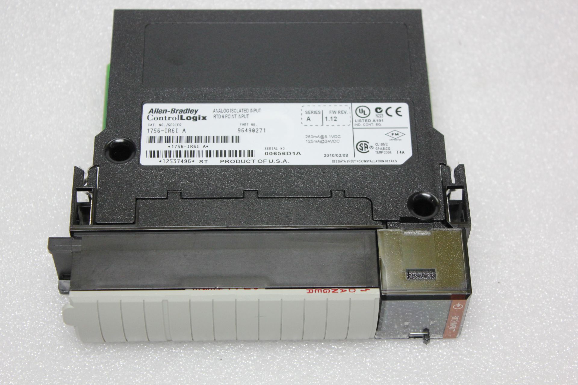 ALLEN BRADLEY CONTROLLOGIX RTD PLC MODULE