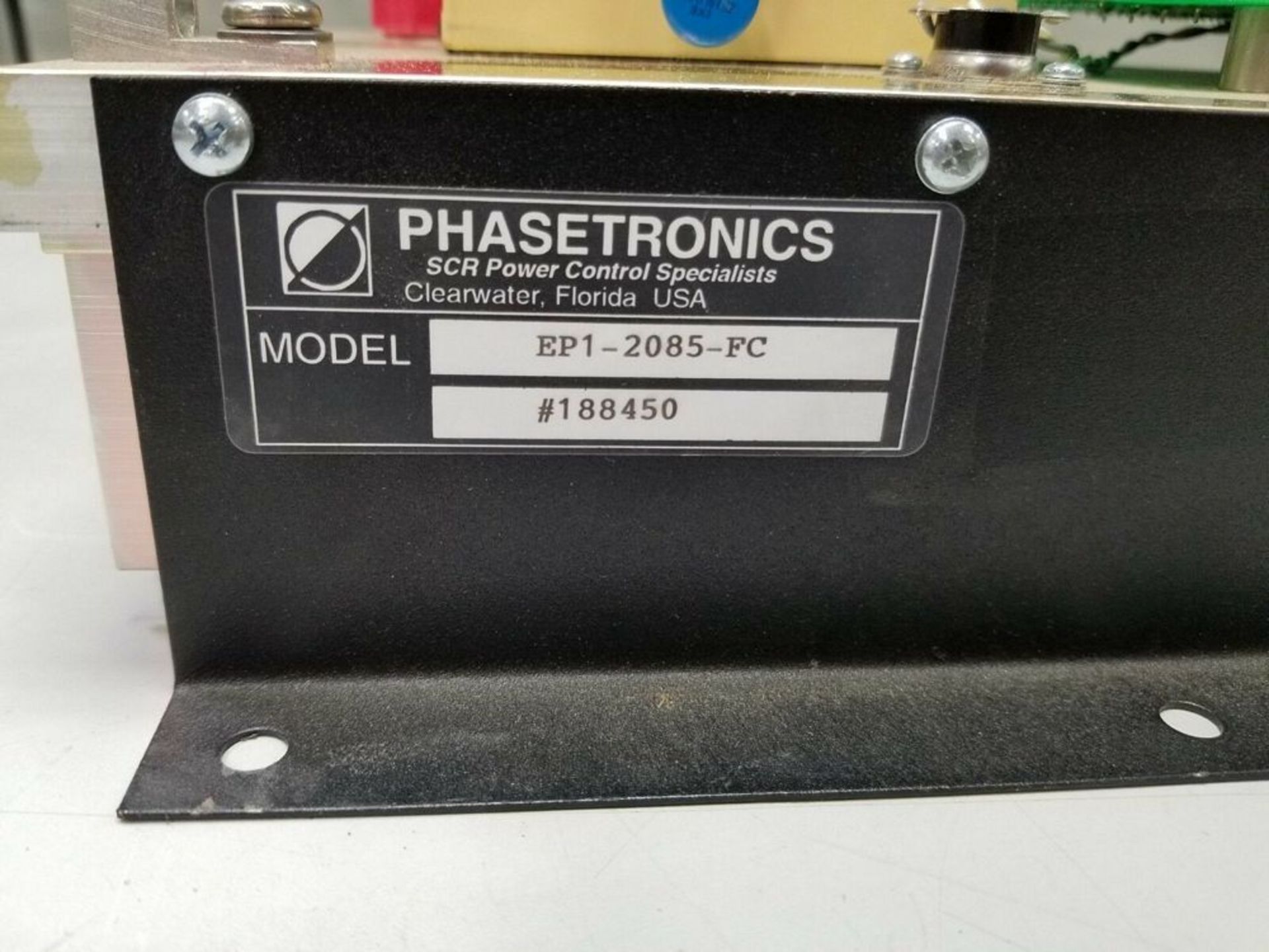PHASETRONICS SCR POWER CONTROLLER - Image 2 of 3