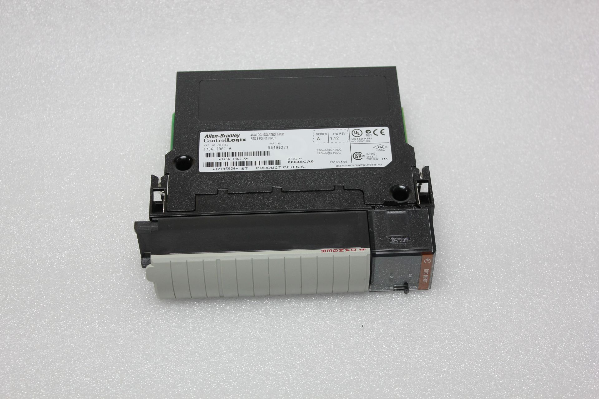 ALLEN BRADLEY CONTROLLOGIX RTD PLC MODULE